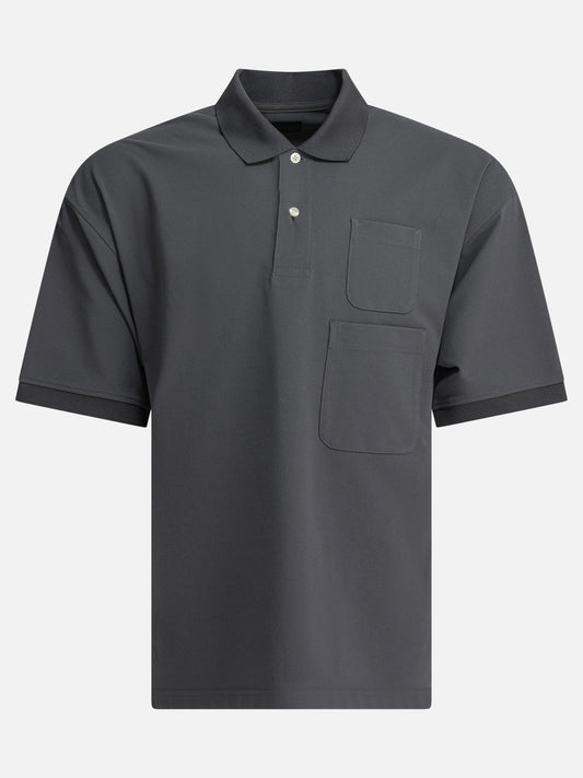 Daiwa Pier 39 Polo shirt with two pockets 10151837_S Grey 1