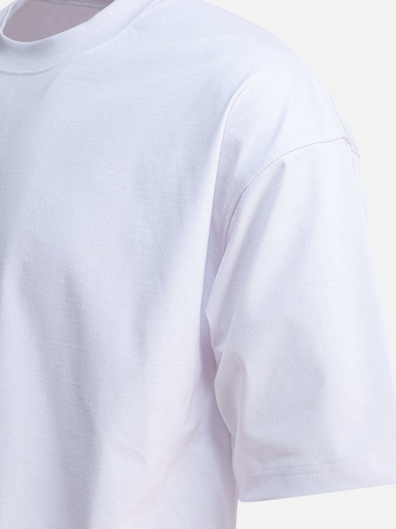 T-shirt girocollo Solid colour  Bianco - Daiwa Pier 39 Uomo | PDP | VIETTI Online Store | Zoom-Modal_4
