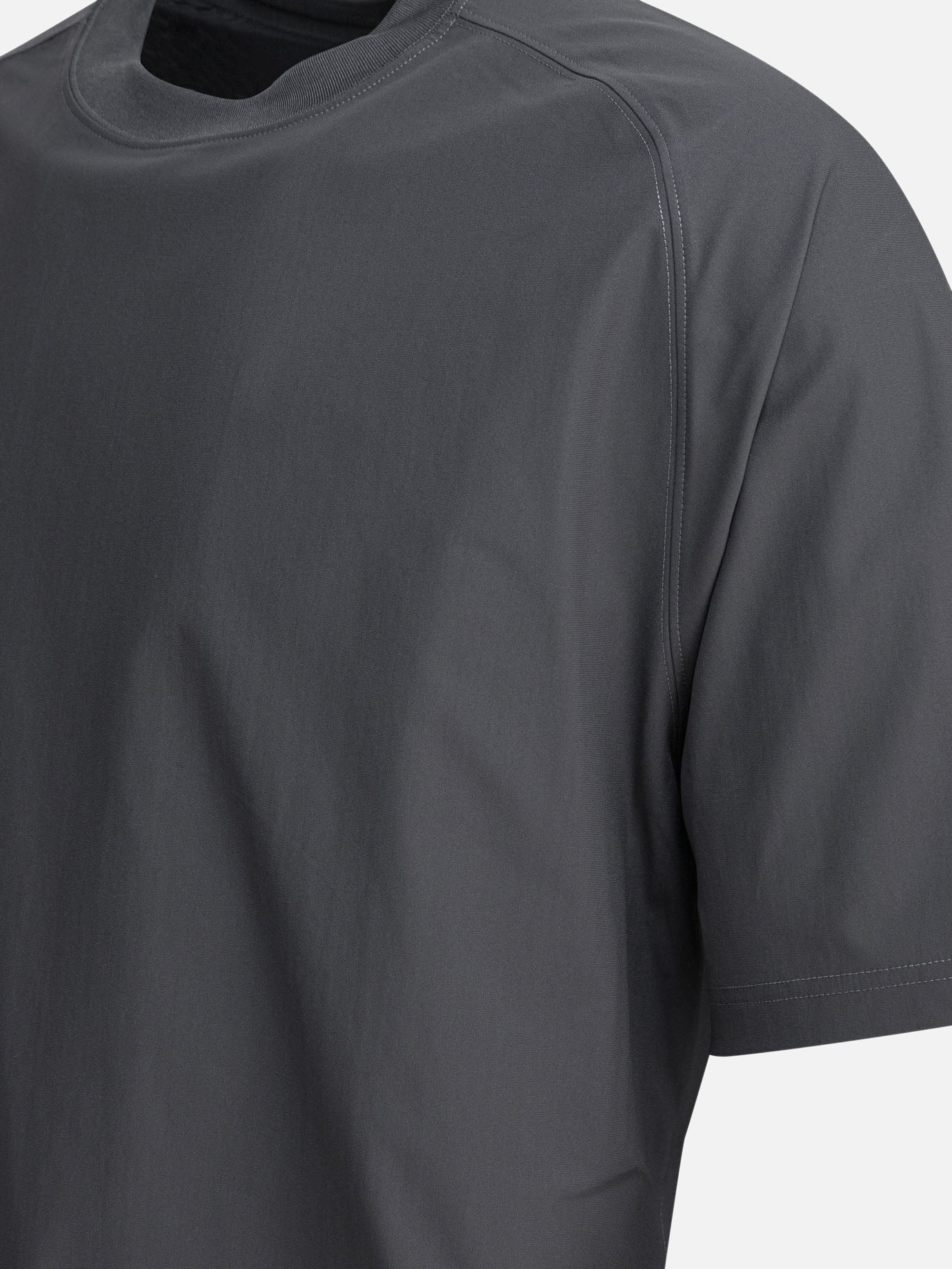 T-shirt girocollo Solid colour  Grigio - Daiwa Pier 39 Uomo | PDP | VIETTI Online Store | thumbnail_4