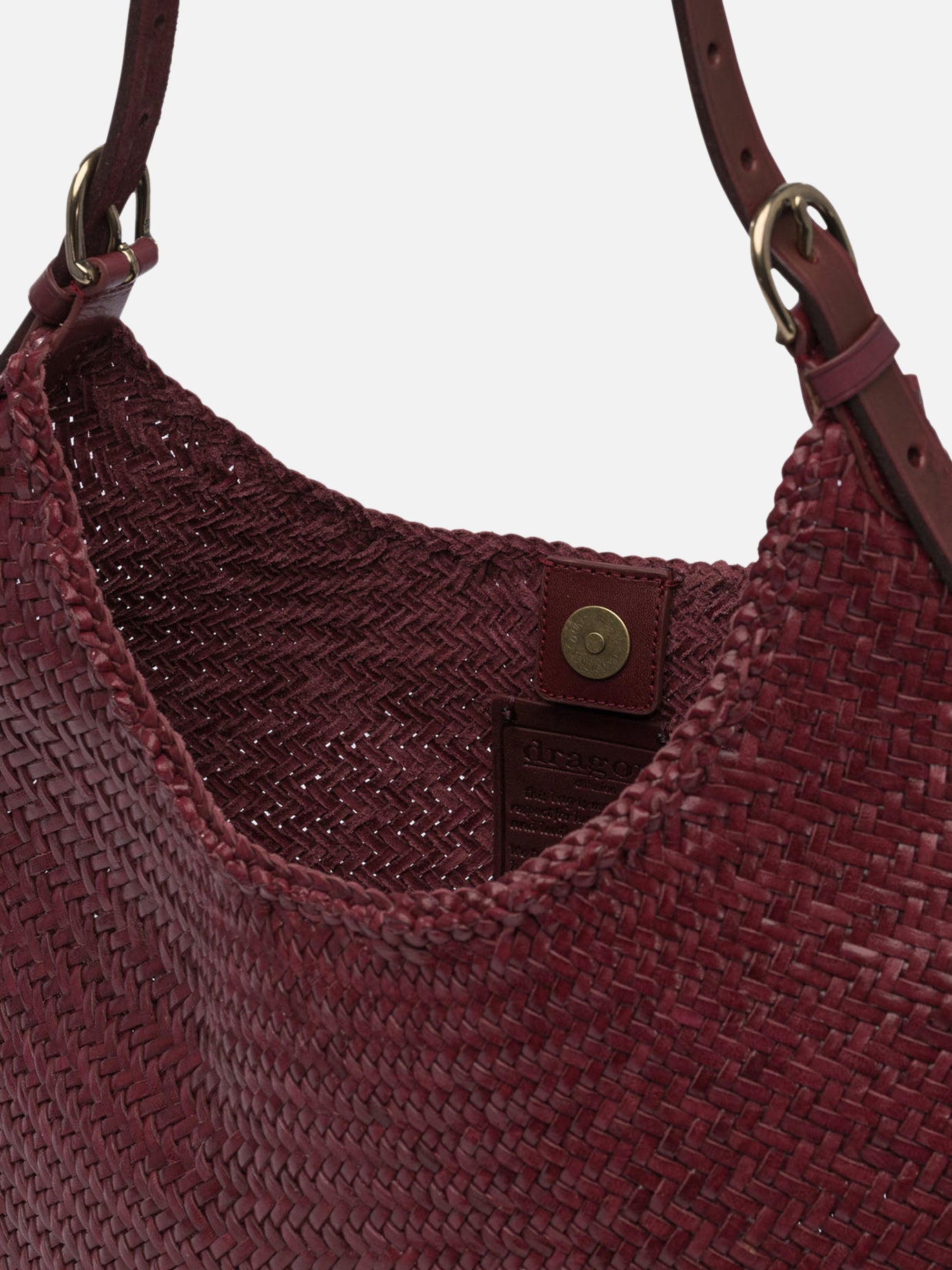 Medium bags Solid colour  Bordeaux - Dragon Diffusion Women | PDP | VIETTI Online Store | thumbnail_5