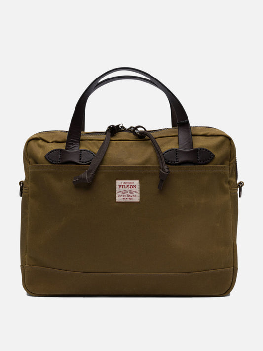 Filson Briefcase in Tin Cloth 19720877_UNI Brown 1