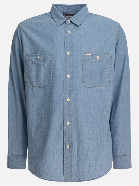 Filson Camicia "Chambray CPO" 16943968_XS Light blue 1