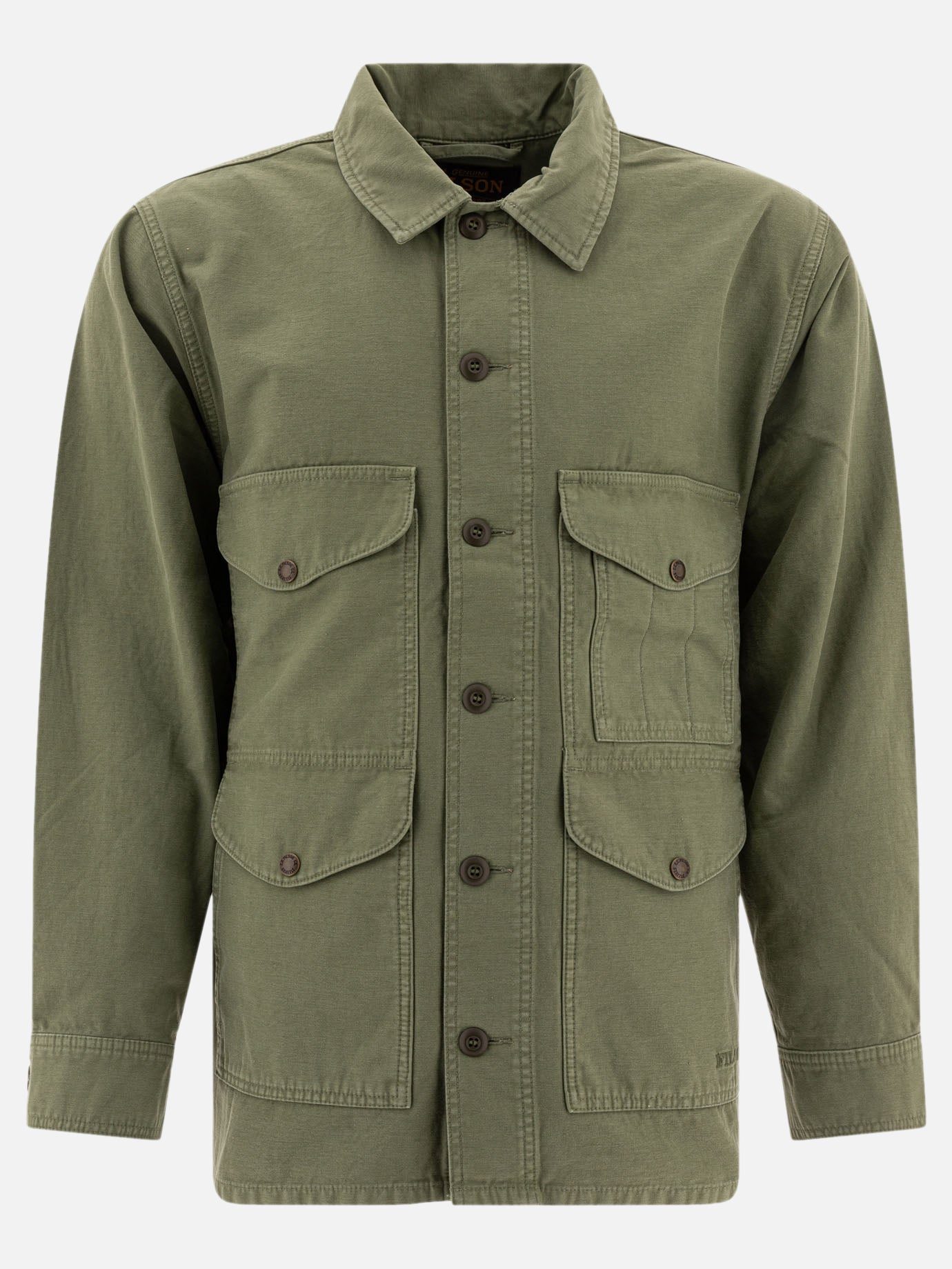 Quilted & Utility Jackets Solid colour  Green - Filson Men | PDP | VIETTI Online Store | Zoom-Modal
