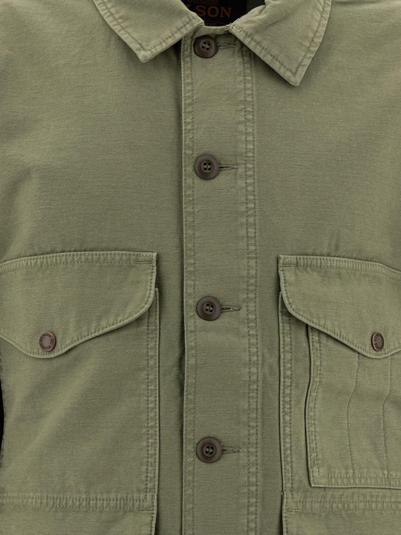 Quilted & Utility Jackets Solid colour  Green - Filson Men | PDP | VIETTI Online Store | Zoom-Modal_3
