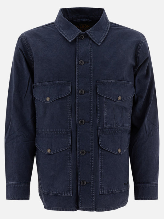 Giacche overshirt Solid colour  Blu - Filson Uomo | PLP | VIETTI Online Store 
