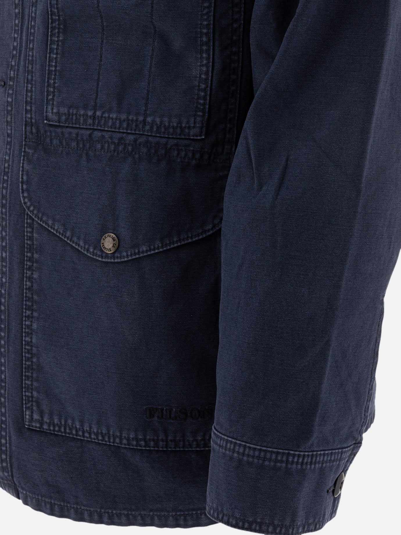 Giacche overshirt Solid colour  Blu - Filson Uomo | PDP | VIETTI Online Store | Zoom-Modal_4
