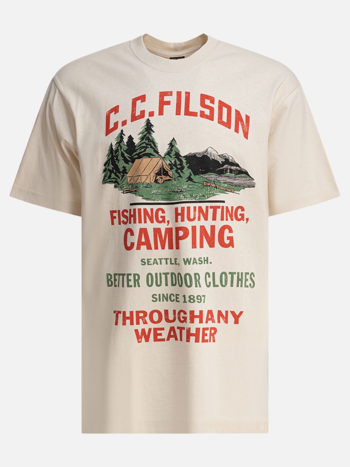 Filson &quot;Frontier&quot; T-shirt 11957588_S Beige thumbnail_1