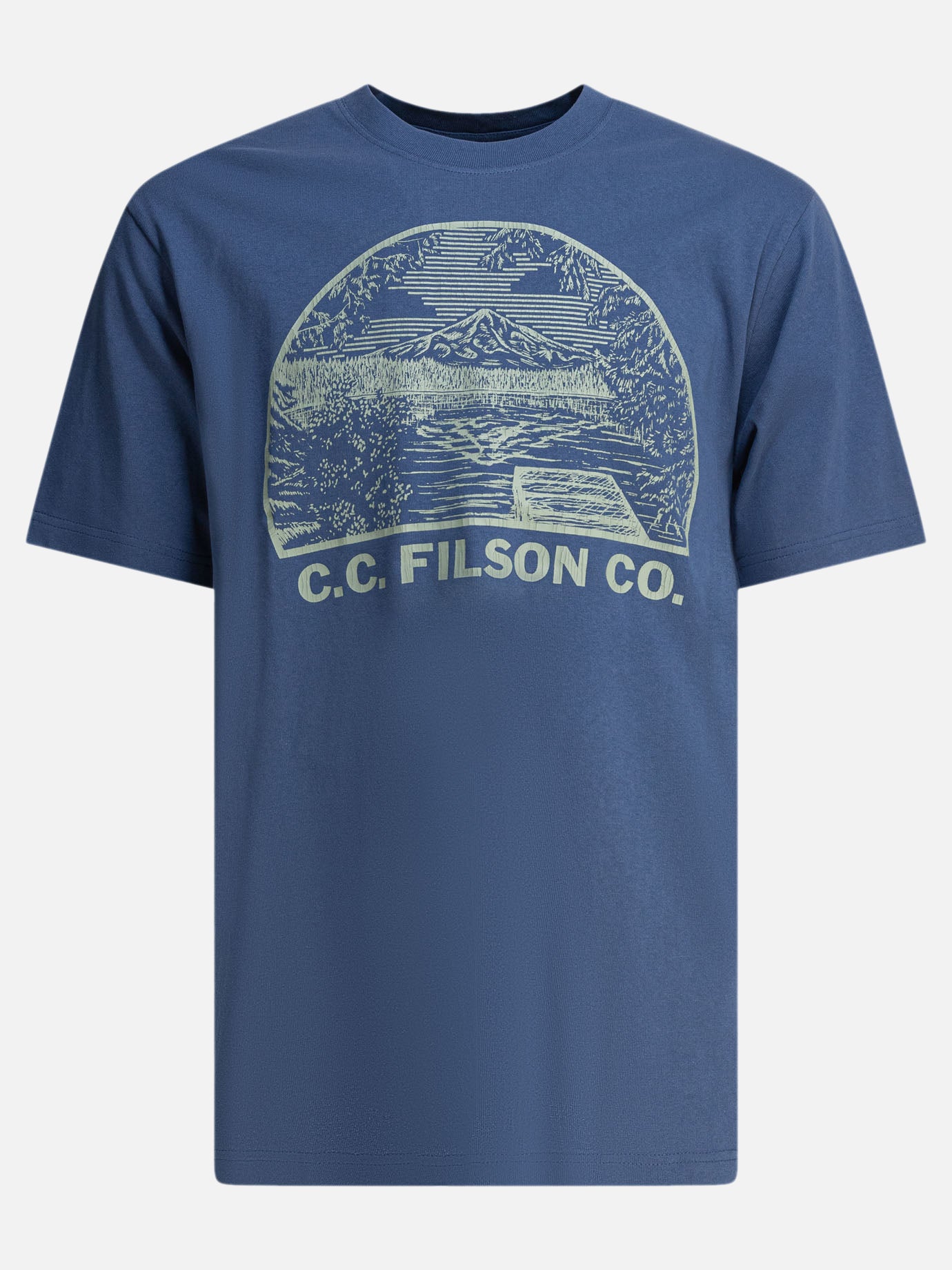 Filson &quot;Frontier&quot; T-shirt 10891884_S Light blue thumbnail_1