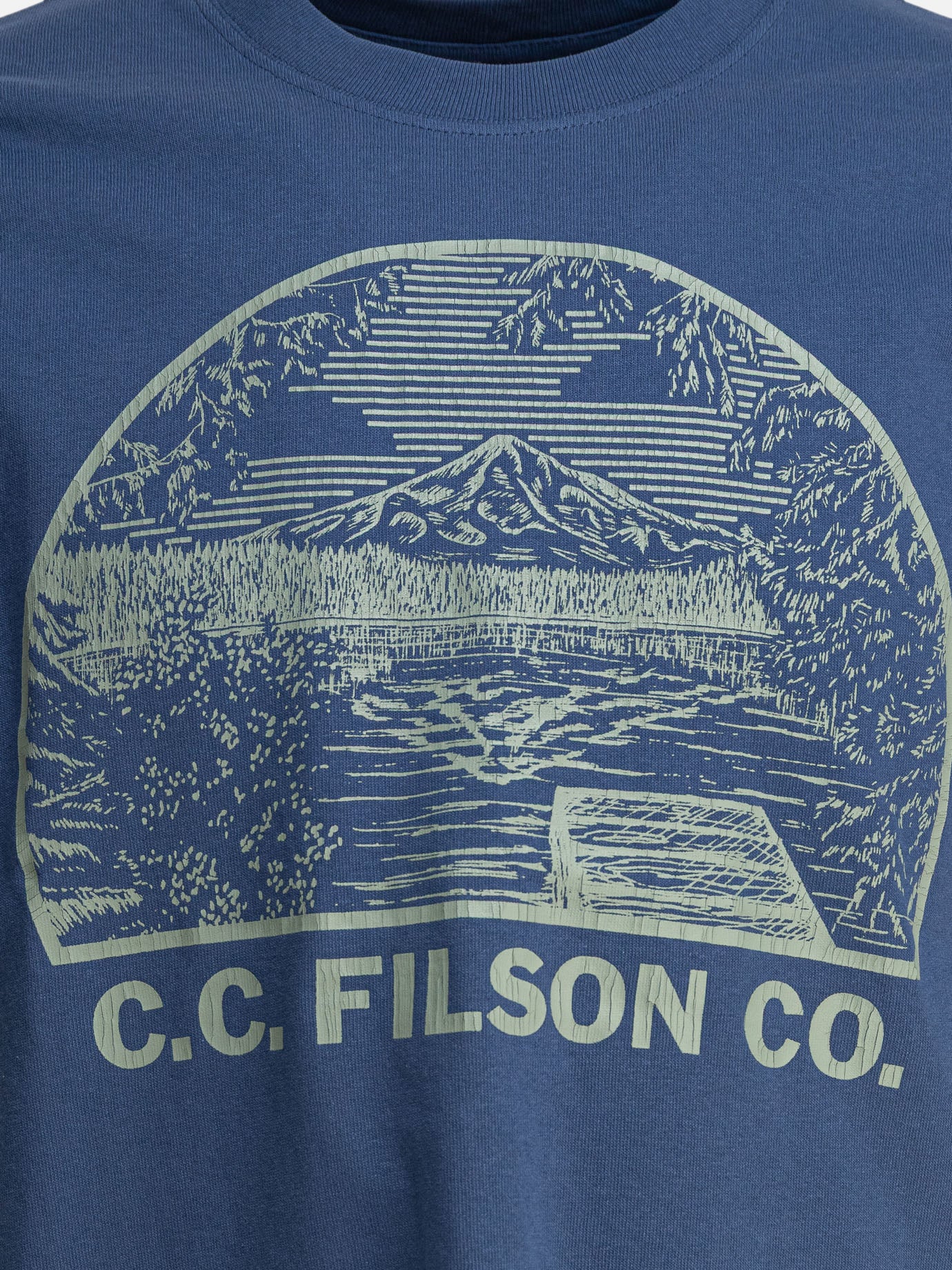Filson &quot;Frontier&quot; T-shirt 10891884_S Light blue thumbnail_3