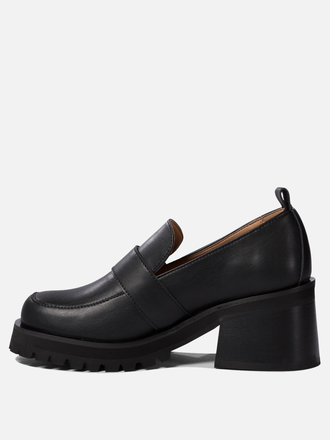 Ganni Loafers with platform and buckle 13878496_39 Black thumbnail_3
