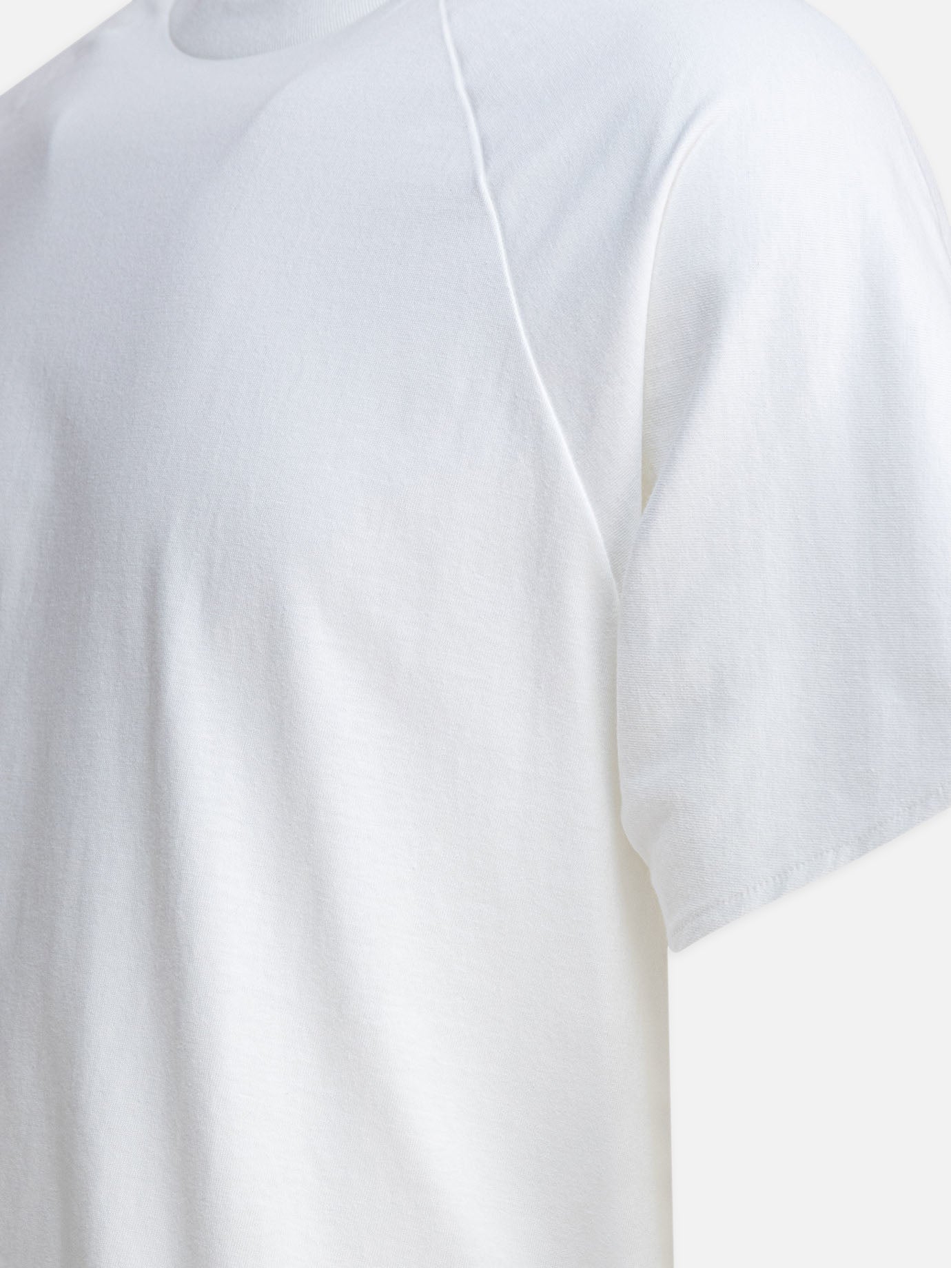 T-shirt girocollo Solid colour  Bianco - Goldwin Uomo | PDP | VIETTI Online Store | Zoom-Modal_4
