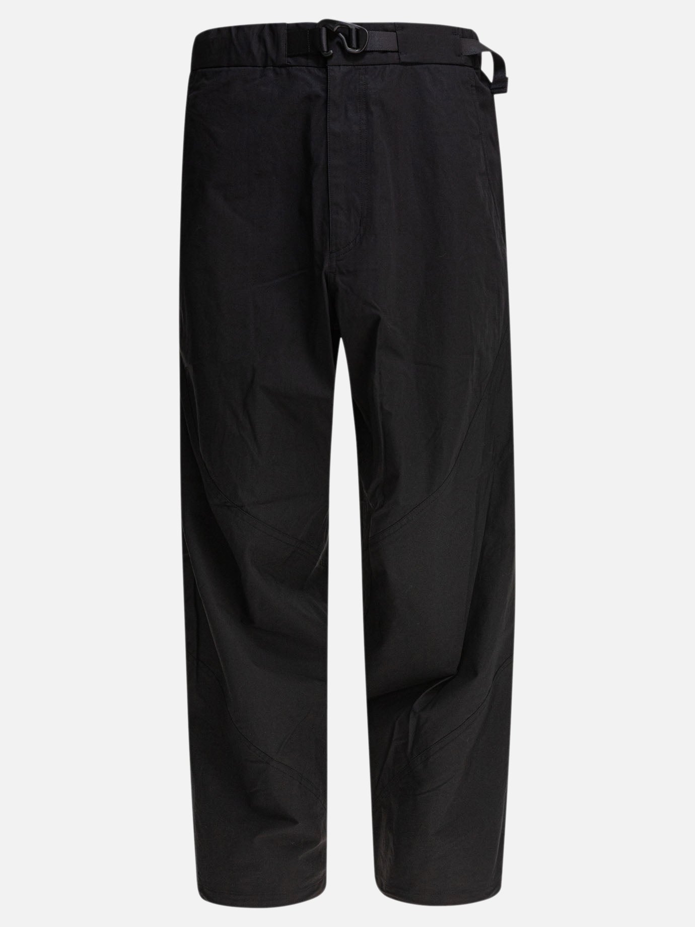 Pantaloni cargo & parachute Solid colour  Nero - Goldwin Uomo | PDP | VIETTI Online Store | thumbnail