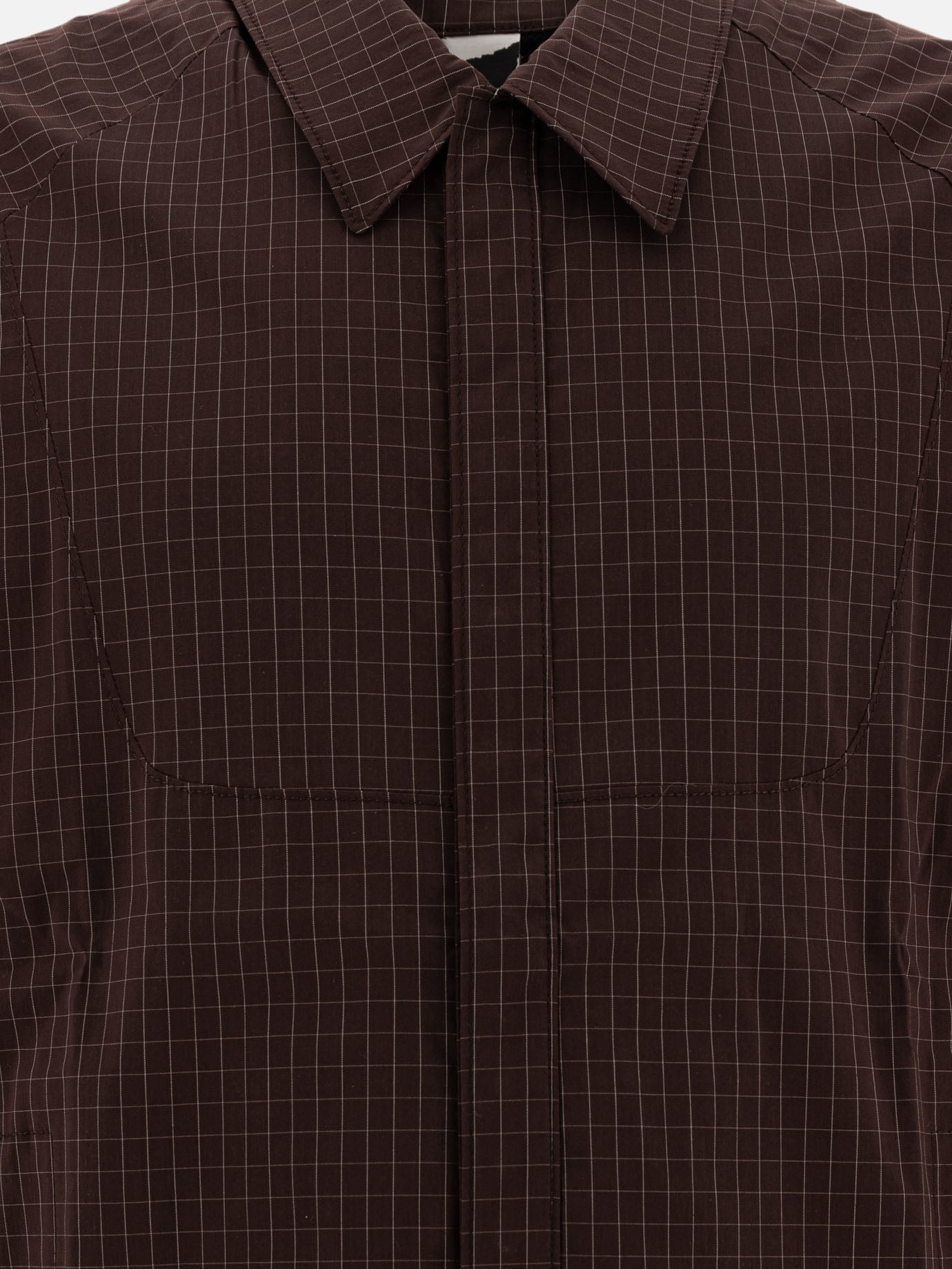 Overshirt jackets Check  Brown - Gr10K Men | PDP | VIETTI Online Store | thumbnail_3