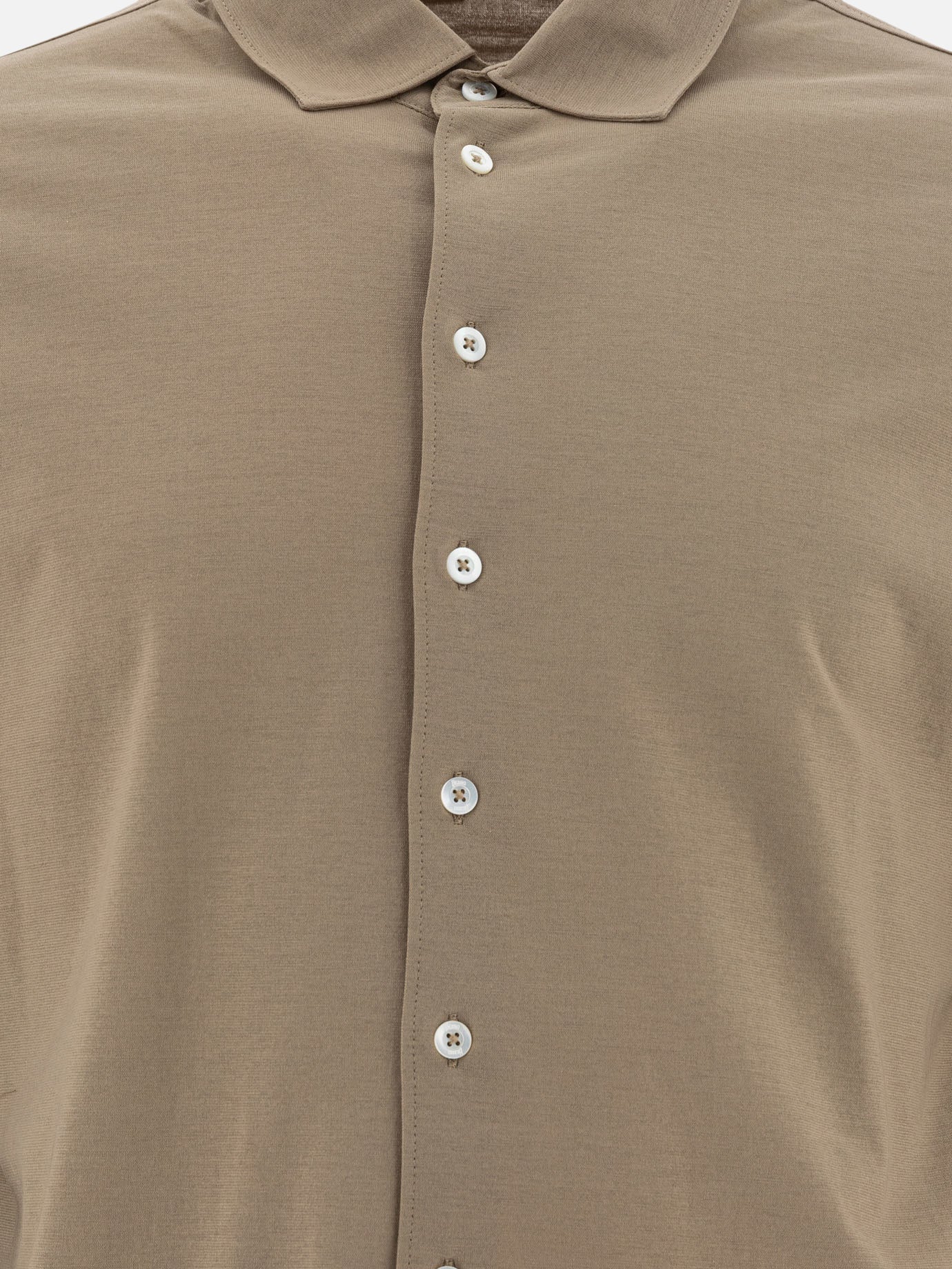 Casual shirts Solid colour  Brown - Herno Men | PDP | VIETTI Online Store | Zoom-Modal_3
