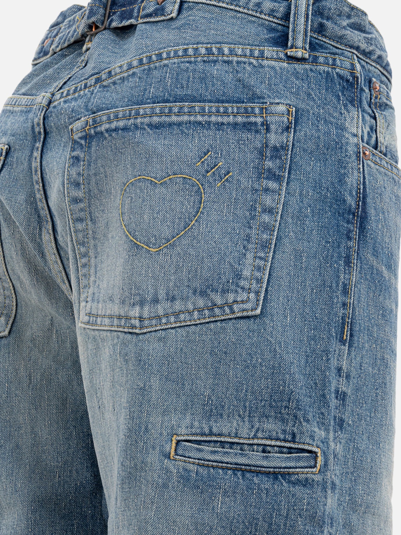 Human Made Jeans a cinque tasche 19732163_32 Blue thumbnail_4