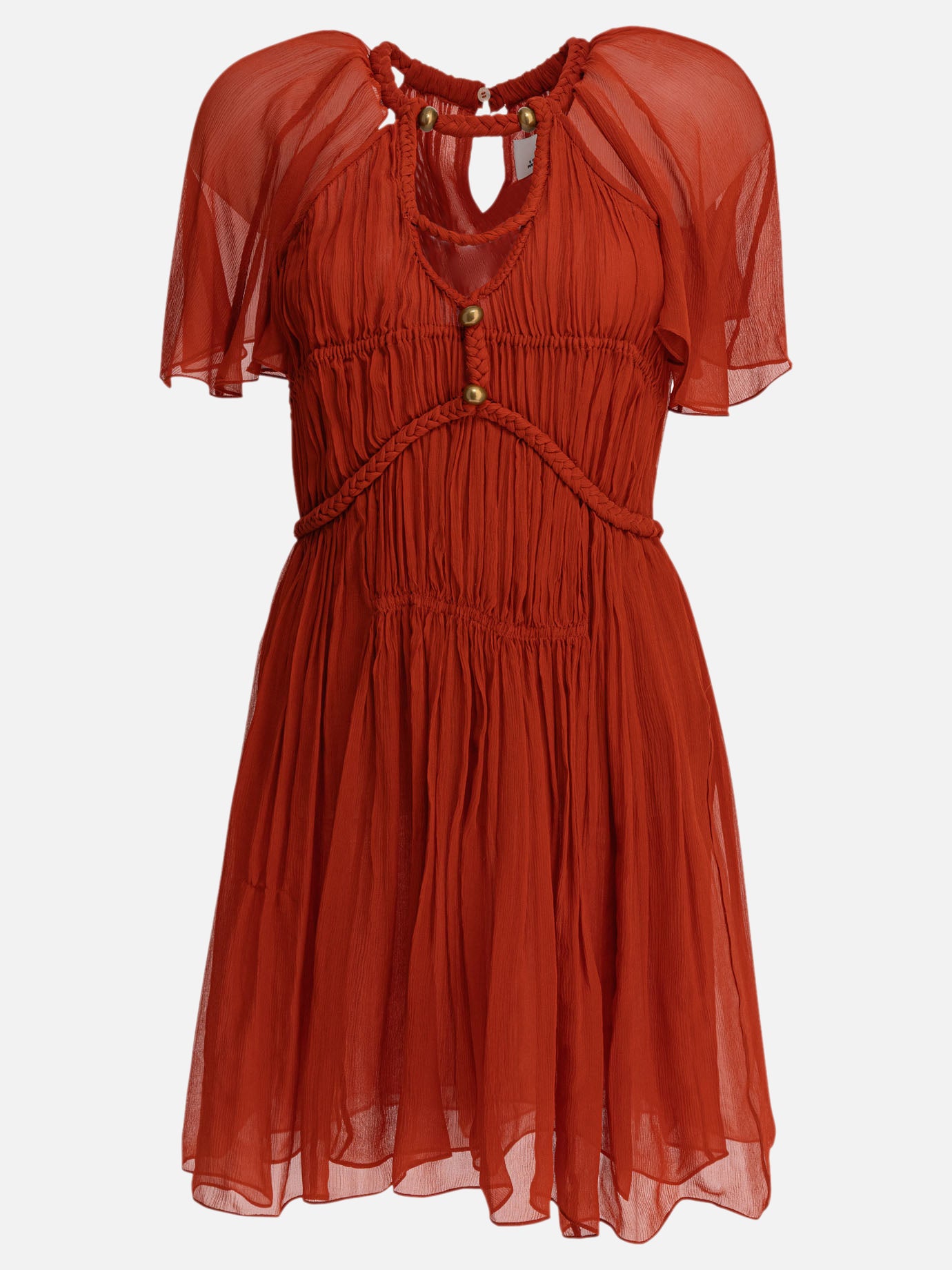 Abiti corti Solid colour  Arancione - Isabel Marant Donna | PDP | VIETTI Online Store | Zoom-Modal
