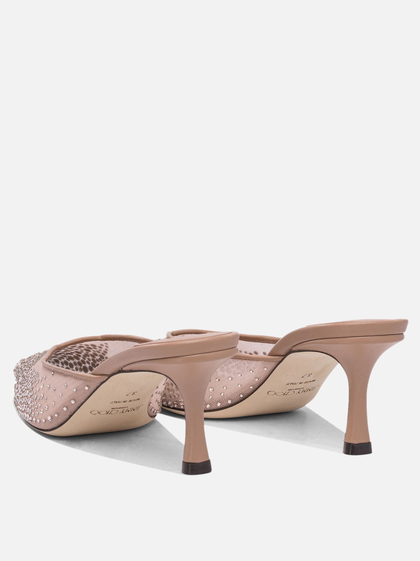 Mules 100% leather - 100% leather  Pink - Jimmy Choo Women | PDP | VIETTI Online Store | thumbnail_4