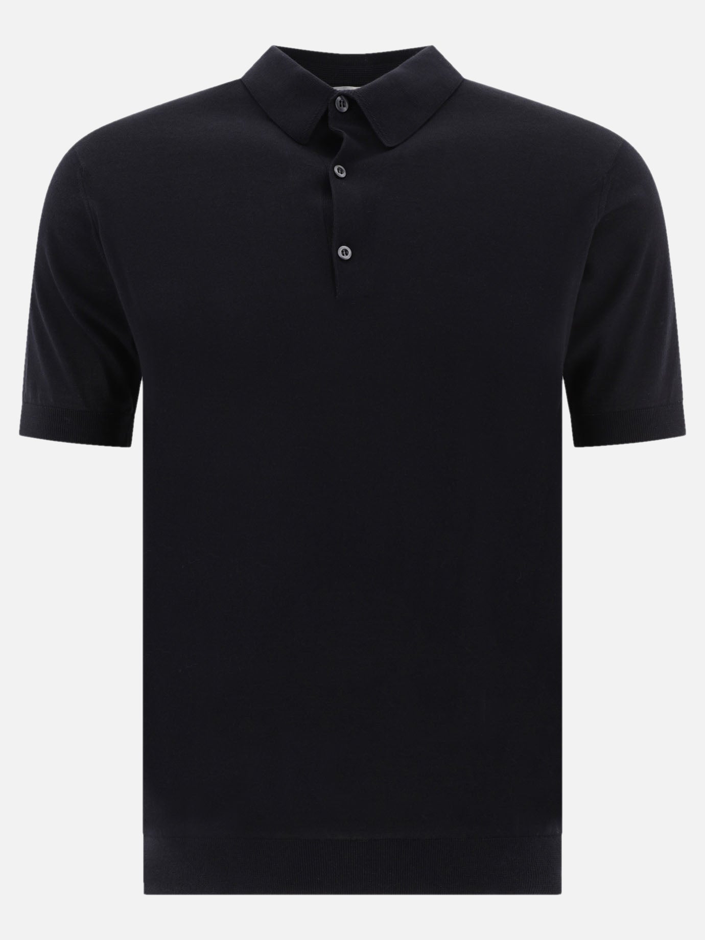 John Smedley "Adrian" polo shirt Black