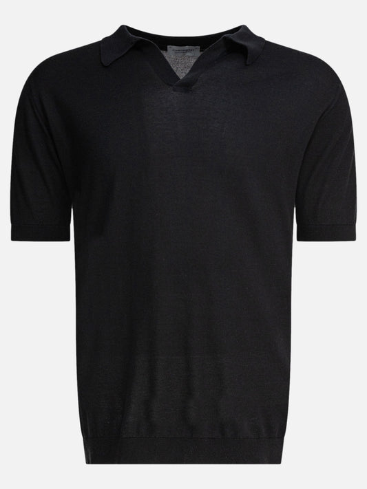 John Smedley "Noah" polo shirt 16108807_M Black 1