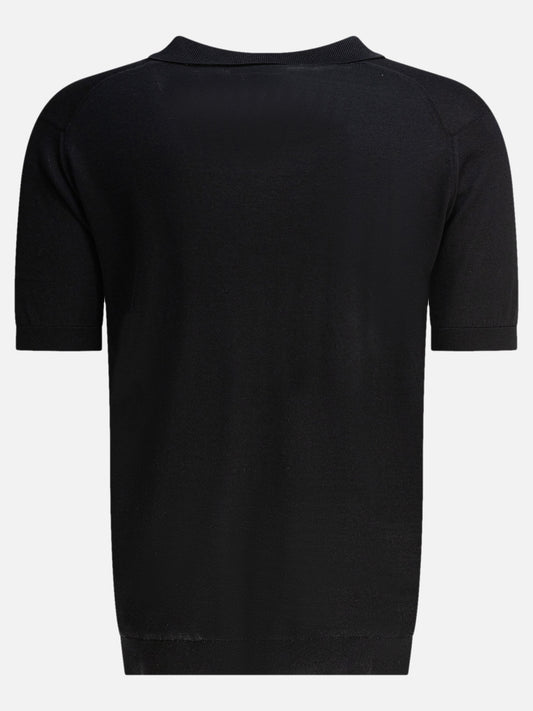 John Smedley "Noah" polo shirt 16108807_M Black 2
