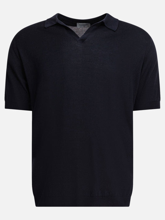 John Smedley "Noah" polo shirt 13623716_L Blue 1