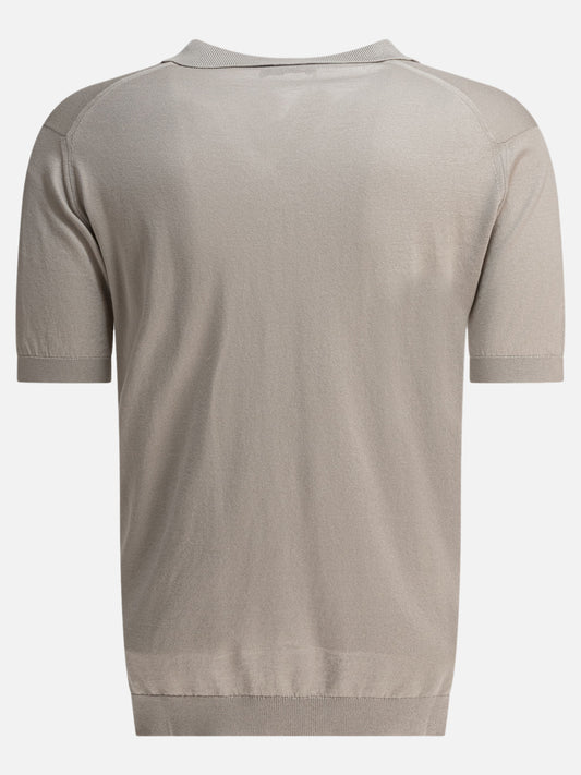 John Smedley "Noah" polo shirt 13363473_M Grey 2