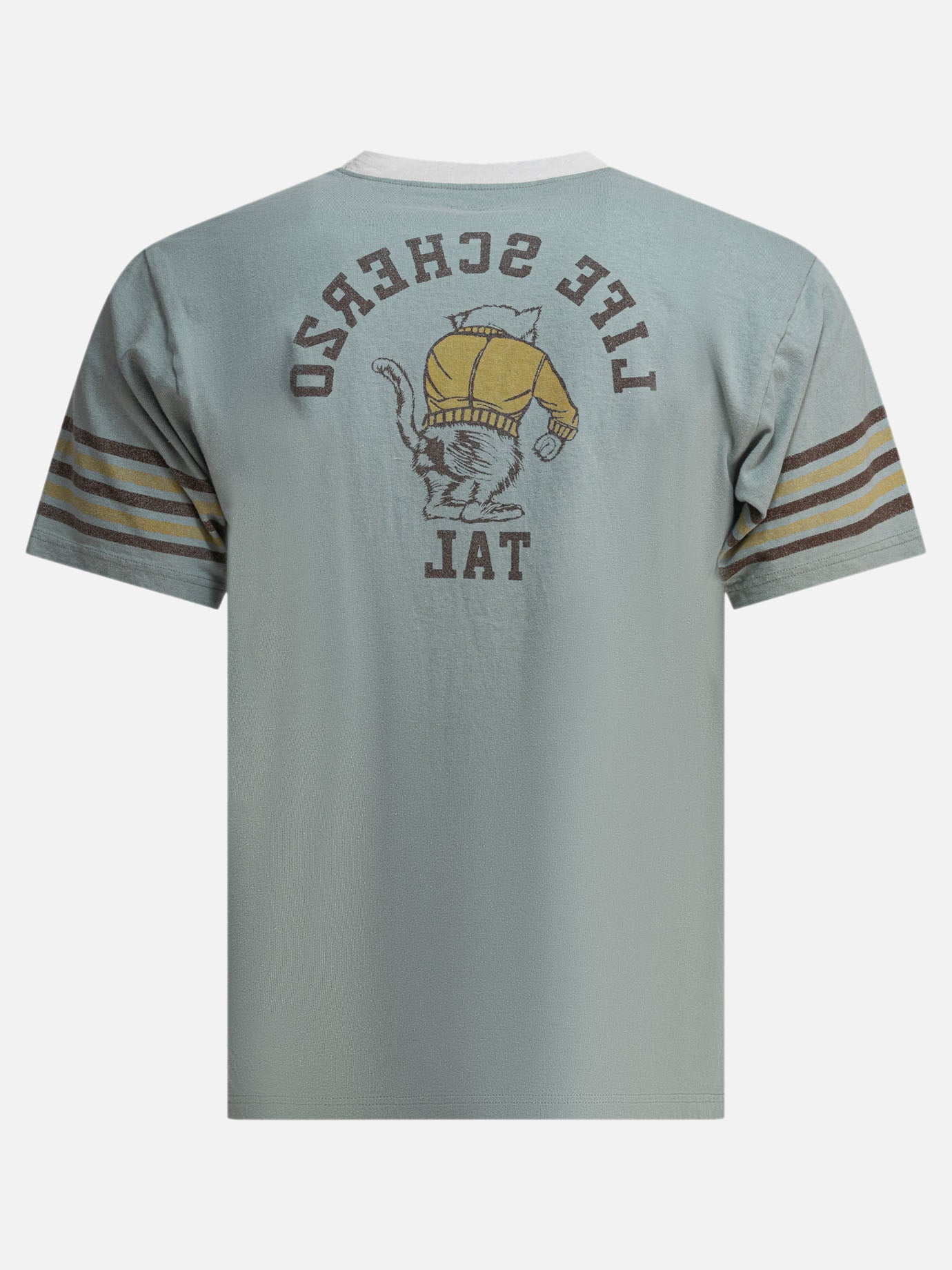 KAPITAL T-shirt &quot;College CAT PITAL&quot; 15402042_2 Light blue thumbnail_2
