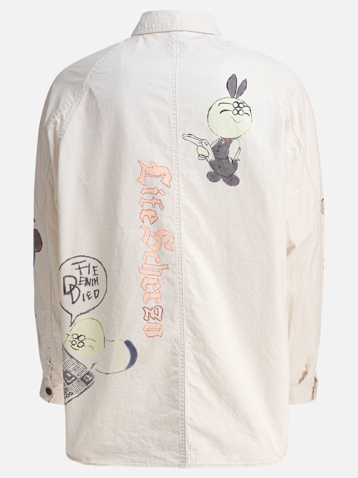 KAPITAL Camicia &quot;Memorial Paint&quot; 25754358_3 Beige thumbnail_2
