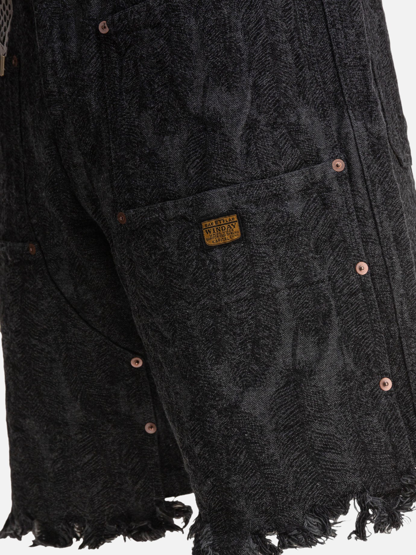 KAPITAL Short &quot;Magpie&quot; 12247743_2 Black thumbnail_4