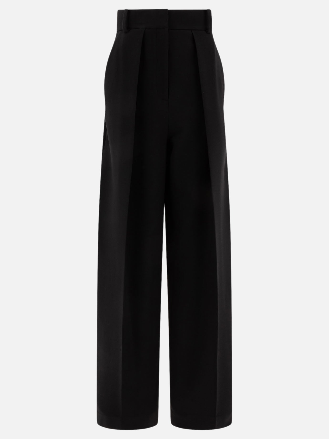 Pantaloni sartoriali Solid colour  Nero - Khaite Donna | PDP | VIETTI Online Store | Zoom-Modal
