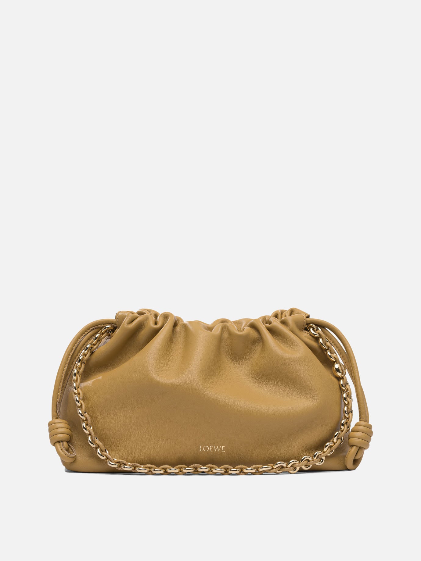 Pouch 100% calf leather  Beige - Loewe Women | PDP | VIETTI Online Store | Zoom-Modal
