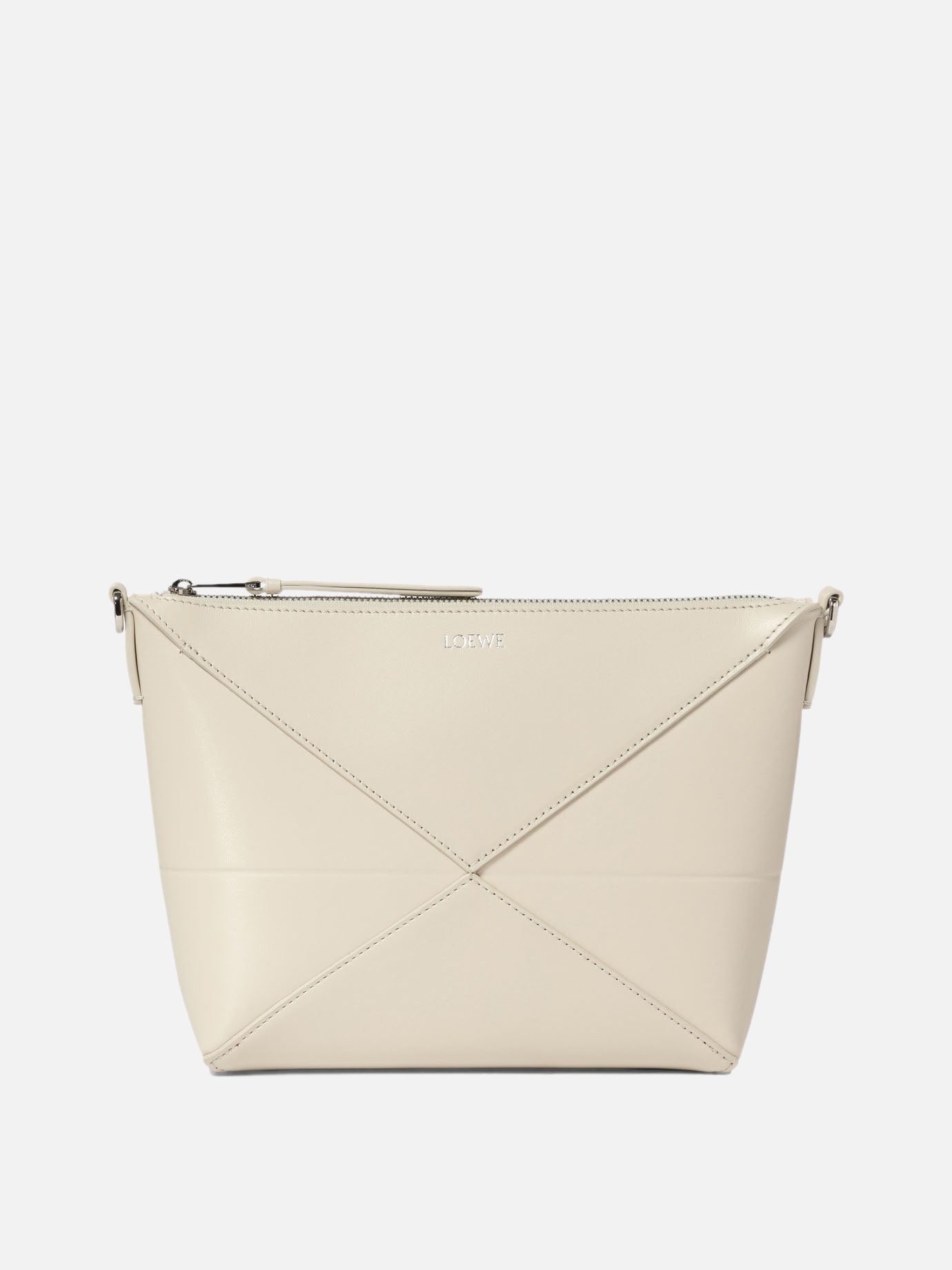 Loewe "Puzzle Fold" shoulder bag White