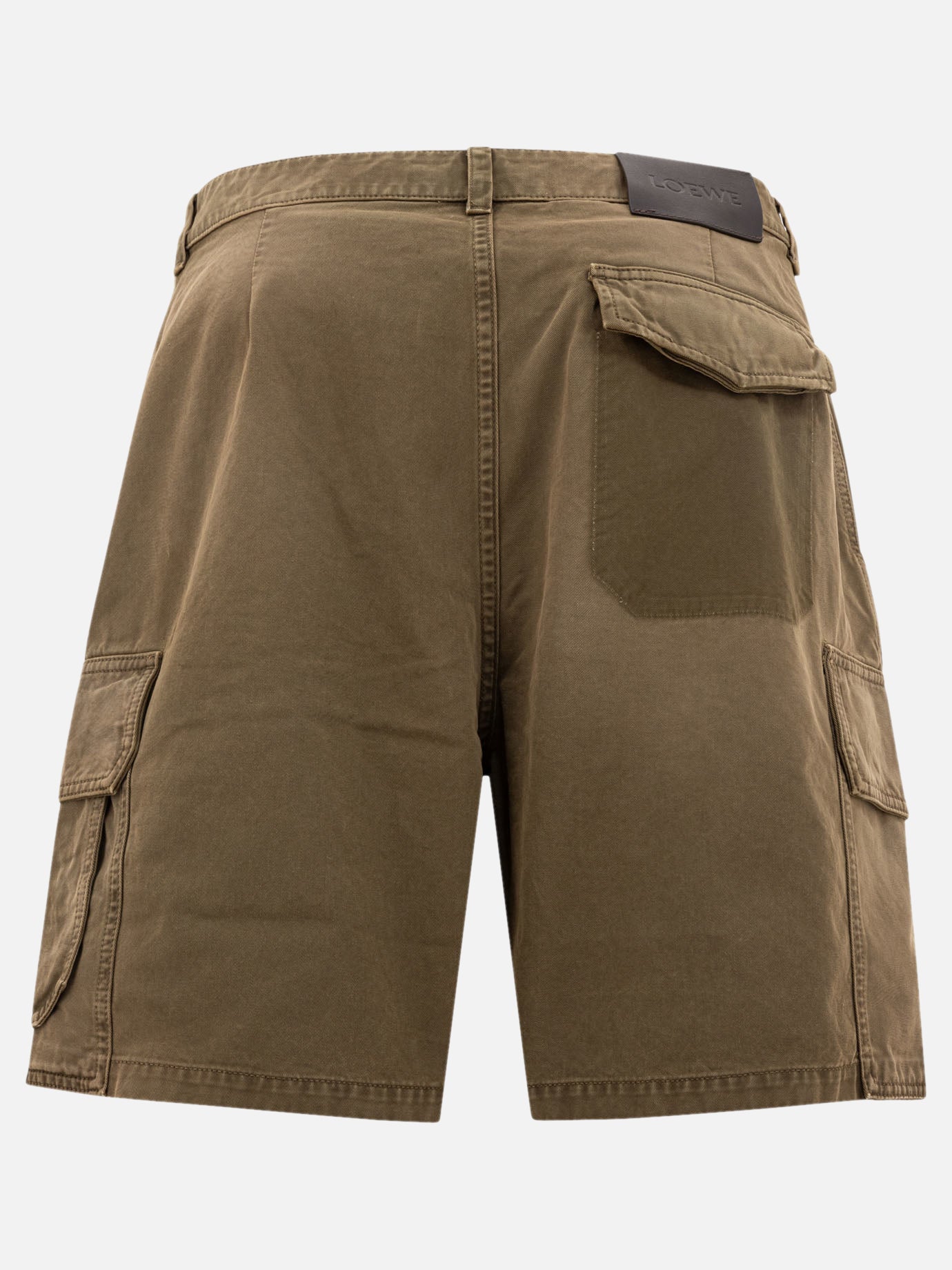 Loewe Short cargo in cotone 14579473_46 Green thumbnail_2