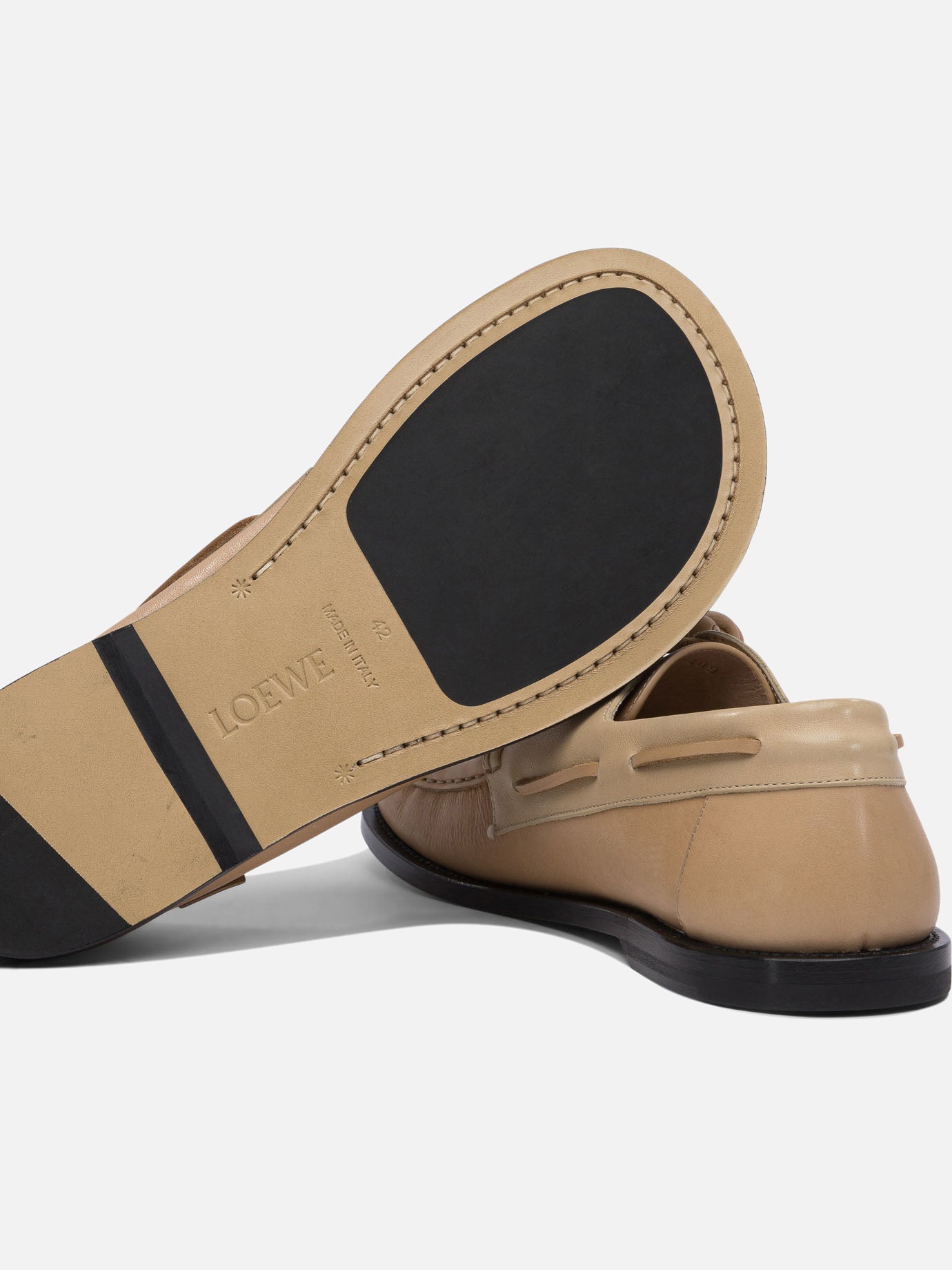 Loewe Mocassini stringati &quot;Campo&quot; 17704459_40 Beige thumbnail_5