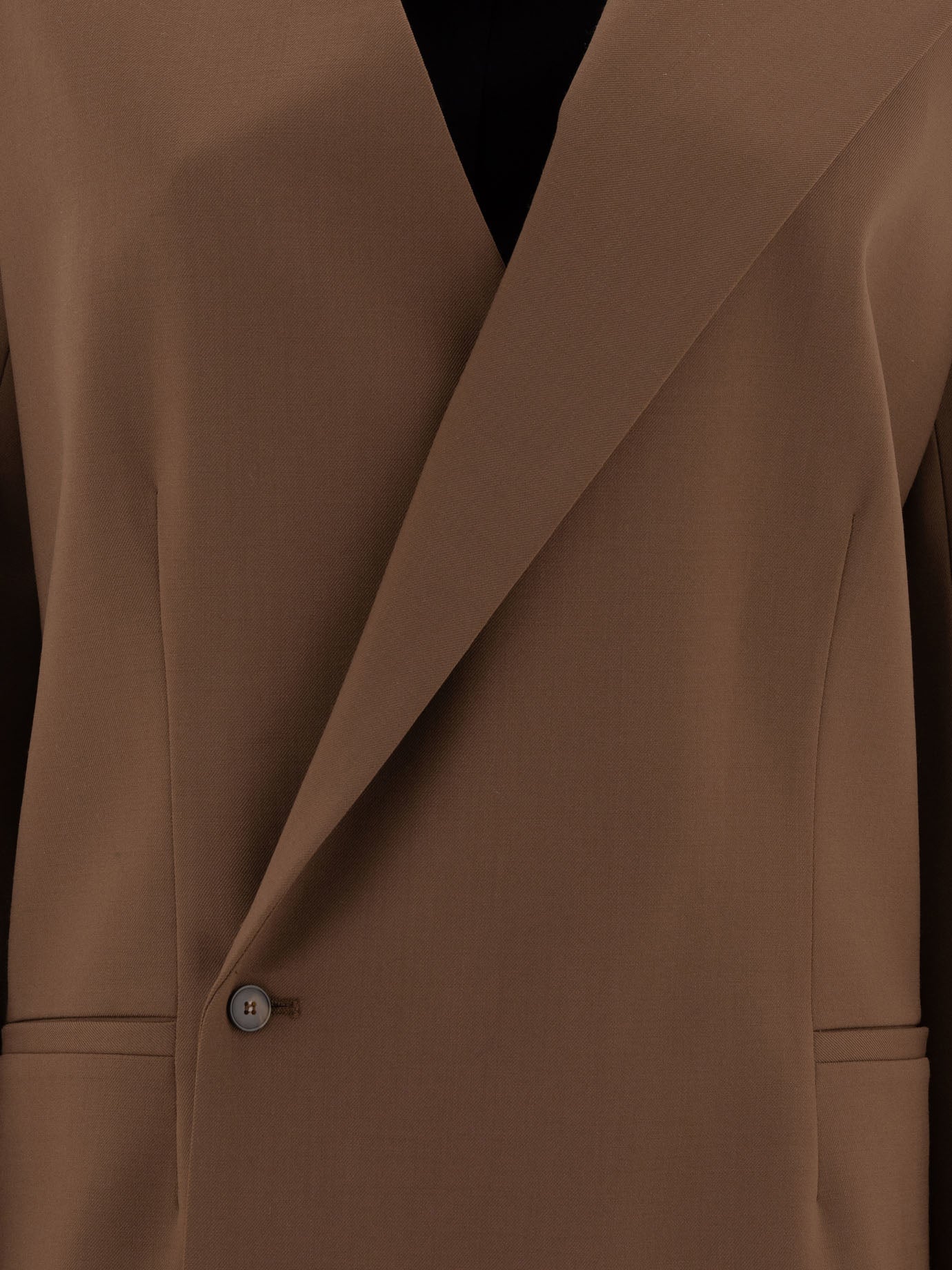 Blazers Solid colour  Brown - Loulou Studio Women | PDP | VIETTI Online Store | Zoom-Modal_3
