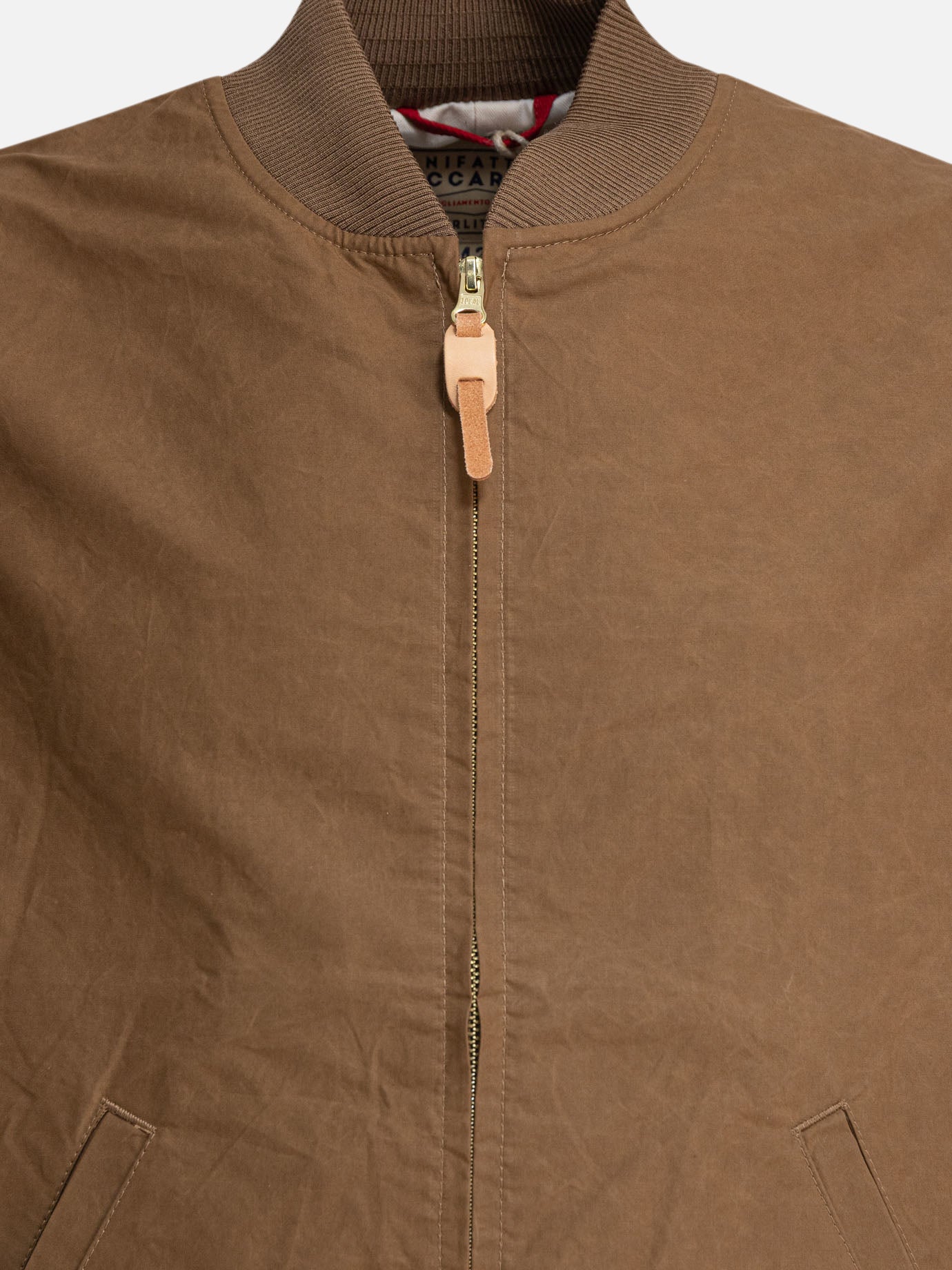 Bomber Solid colour  Marrone - Manifattura Ceccarelli Uomo | PDP | VIETTI Online Store | Zoom-Modal_3
