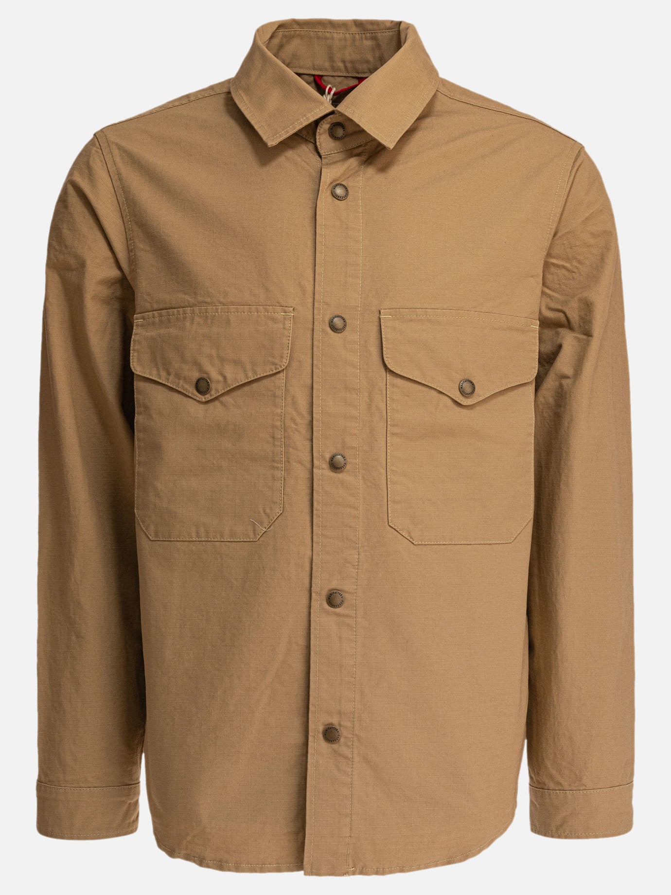 Giacche overshirt Solid colour  Marrone - Manifattura Ceccarelli Uomo | PDP | VIETTI Online Store | thumbnail