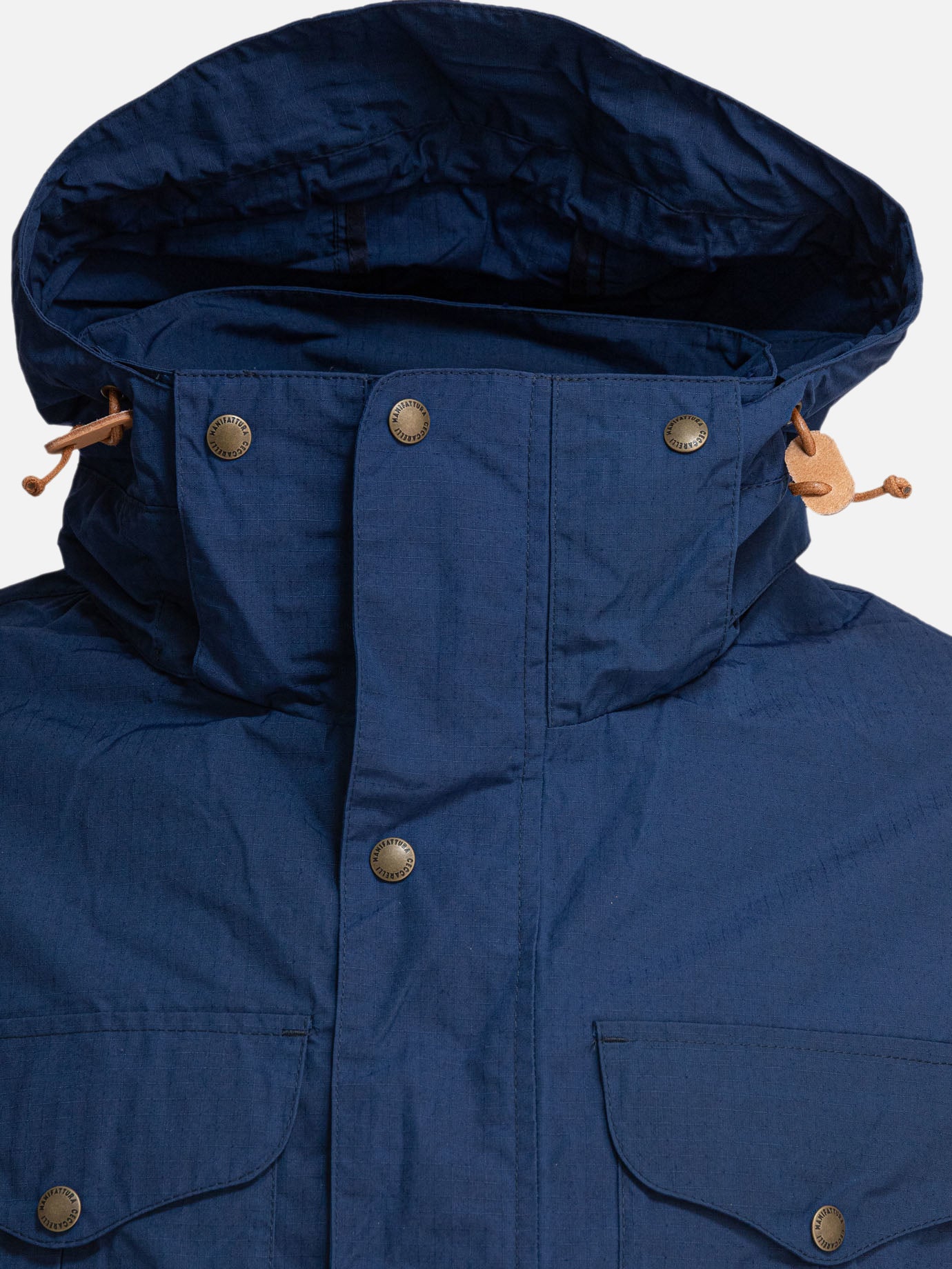 Quilted & Utility Jackets Solid colour  Blue - Manifattura Ceccarelli Men | PDP | VIETTI Online Store | thumbnail_3