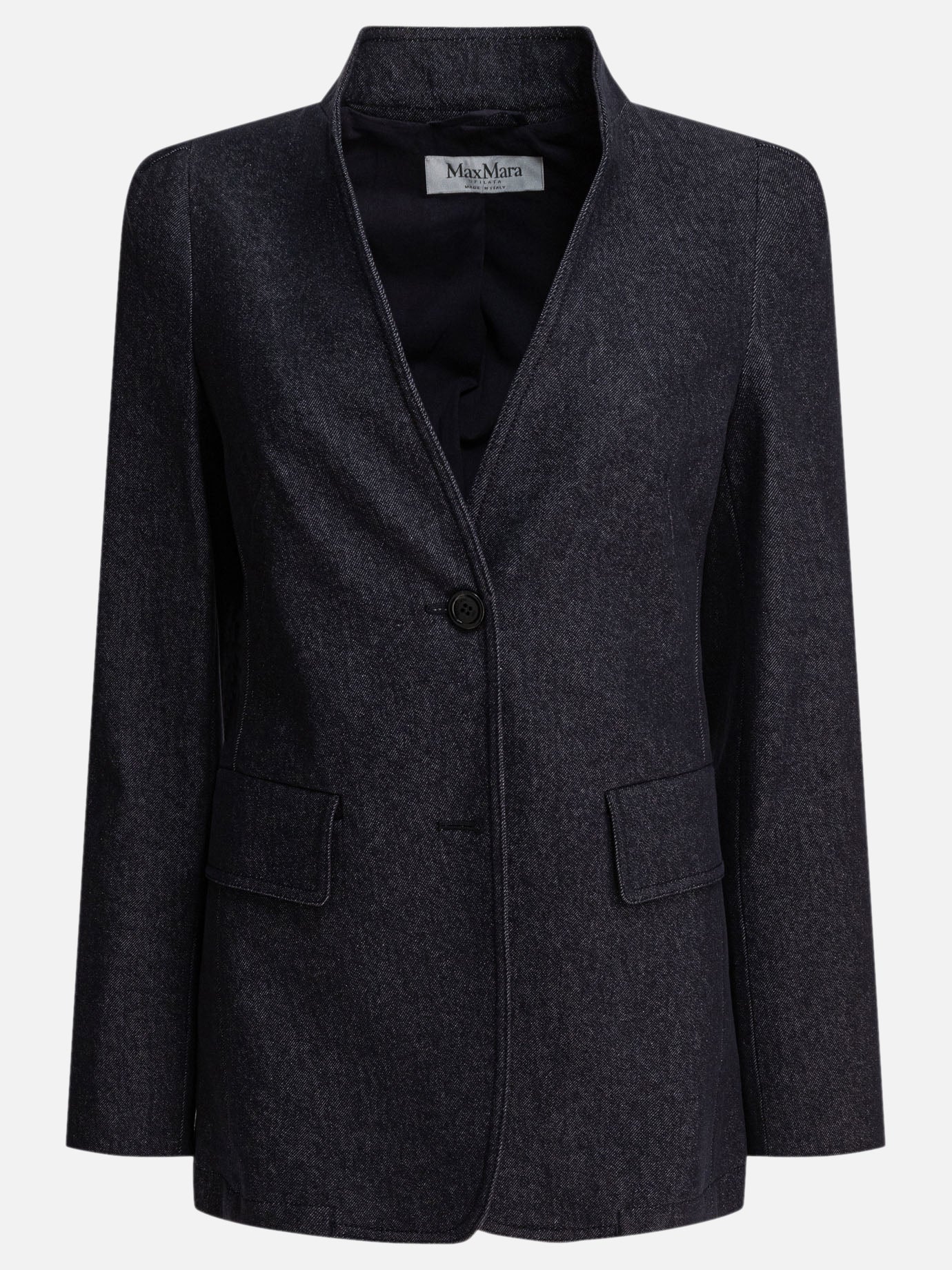 パンツ Max Mara Denim-effect cotton trousers Max Mara Denim-effect cotton trousers - Women | VIETTI