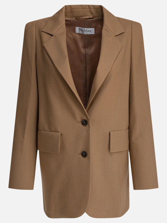 Max Mara Blazer monopetto "Kitten" 12948271_38 Beige 1