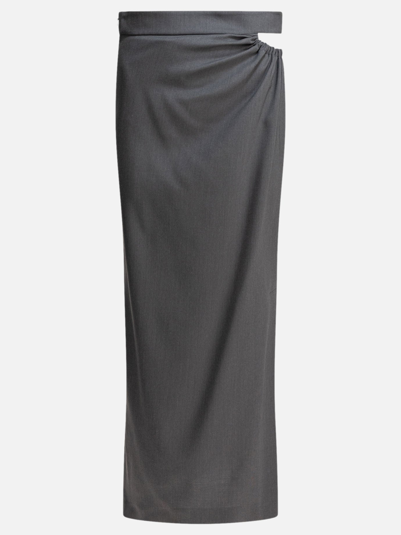 Long skirts Solid colour  Grey - Max Mara Women | PDP | VIETTI Online Store | thumbnail