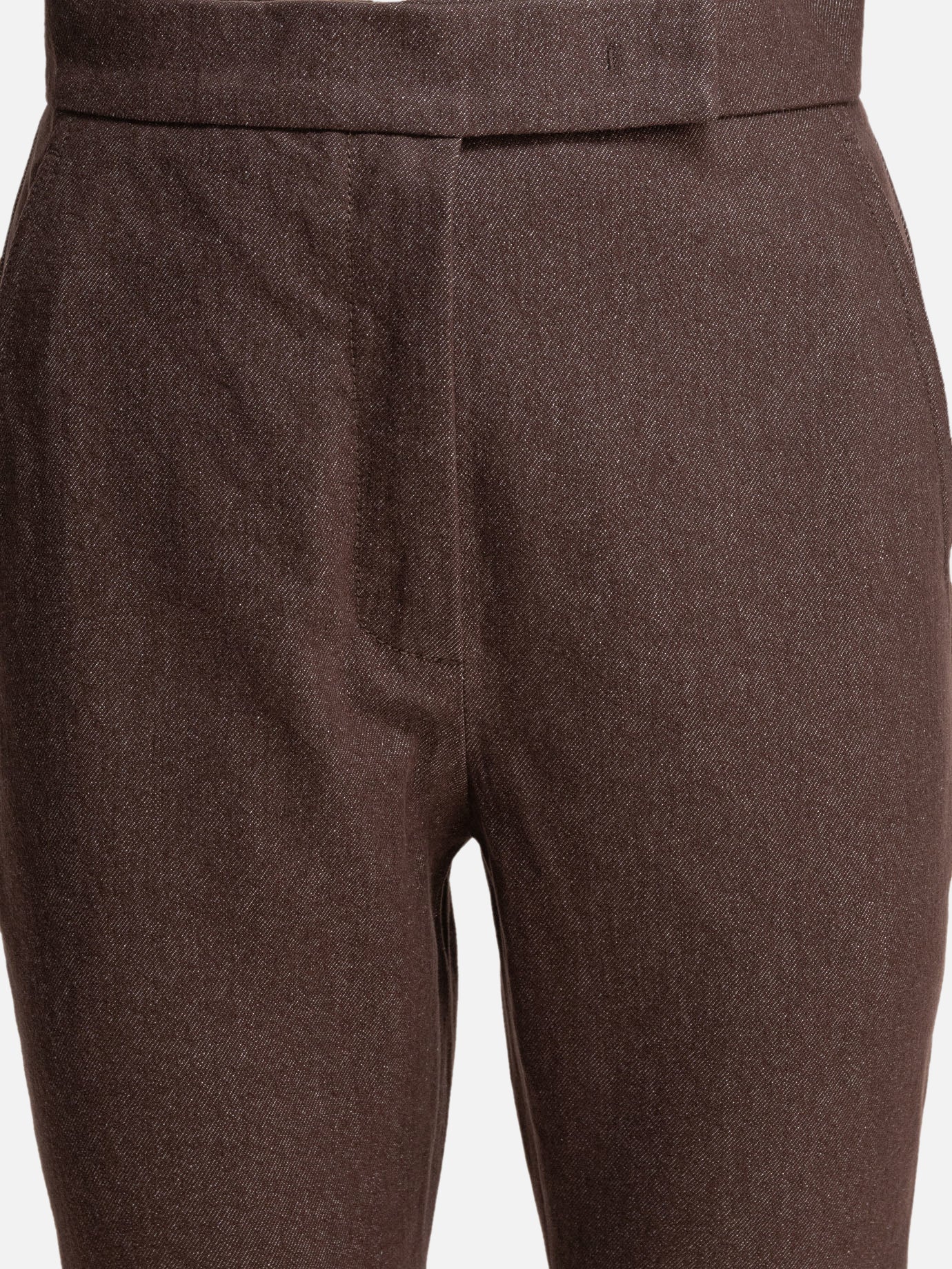 Pantaloni casual Solid colour  Marrone - Max Mara Donna | PDP | VIETTI Online Store | Zoom-Modal_3
