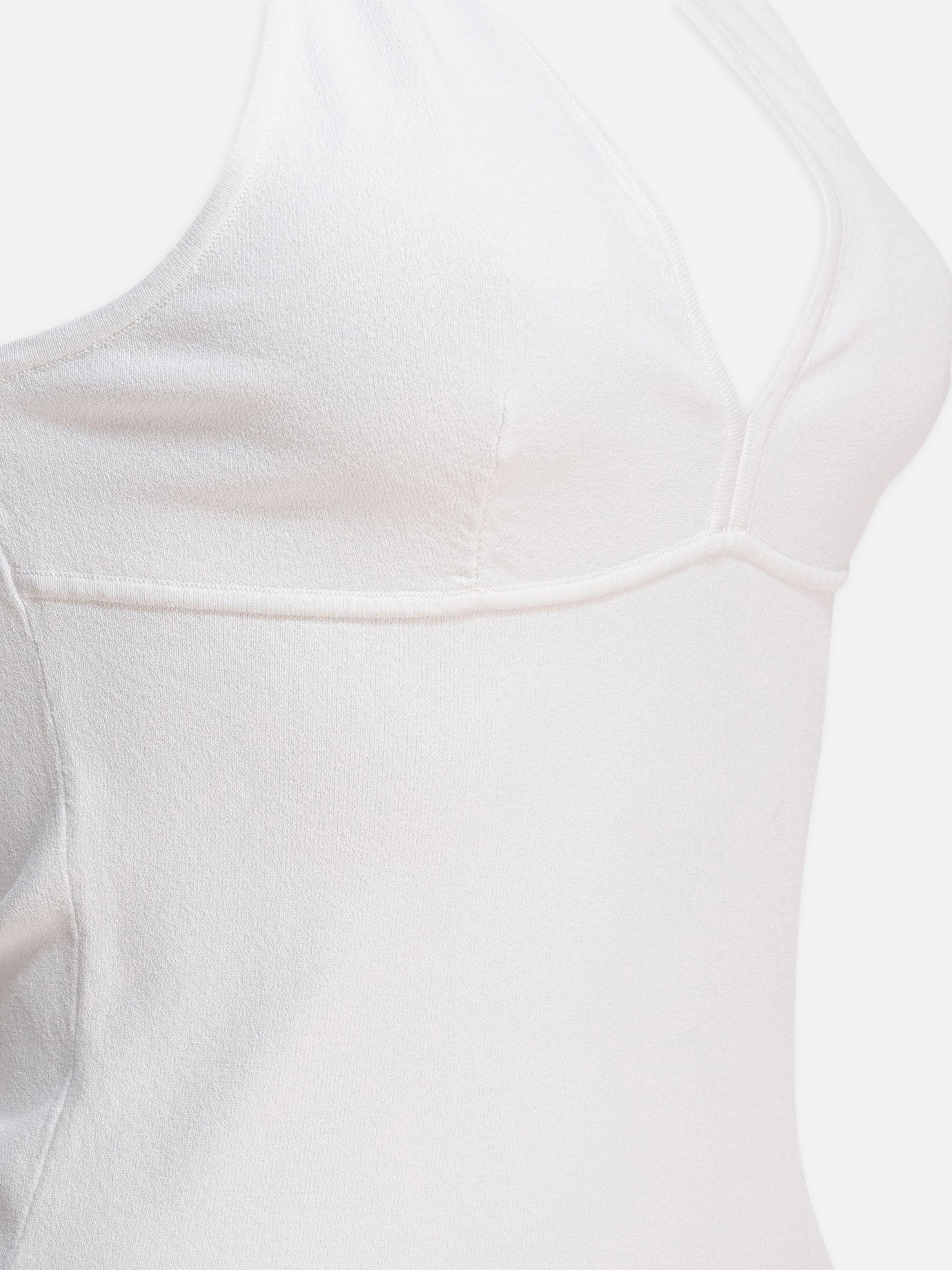 Max Mara Top in viscosa 18391576_S White thumbnail_4