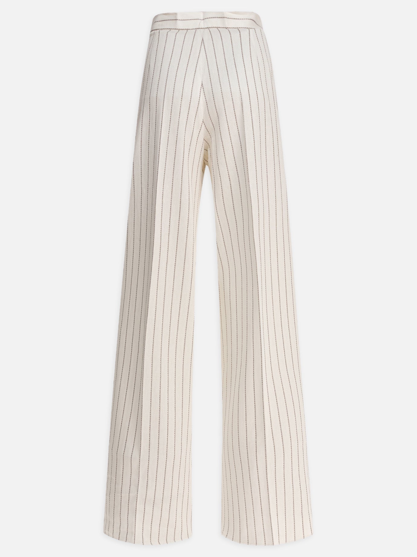 Max Mara Pantaloni a gamba larga 11854464_40 White thumbnail_2