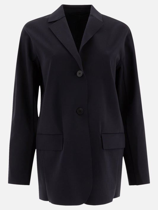 Max Mara Blazer monopetto in jersey 12957218_XS Blue 1