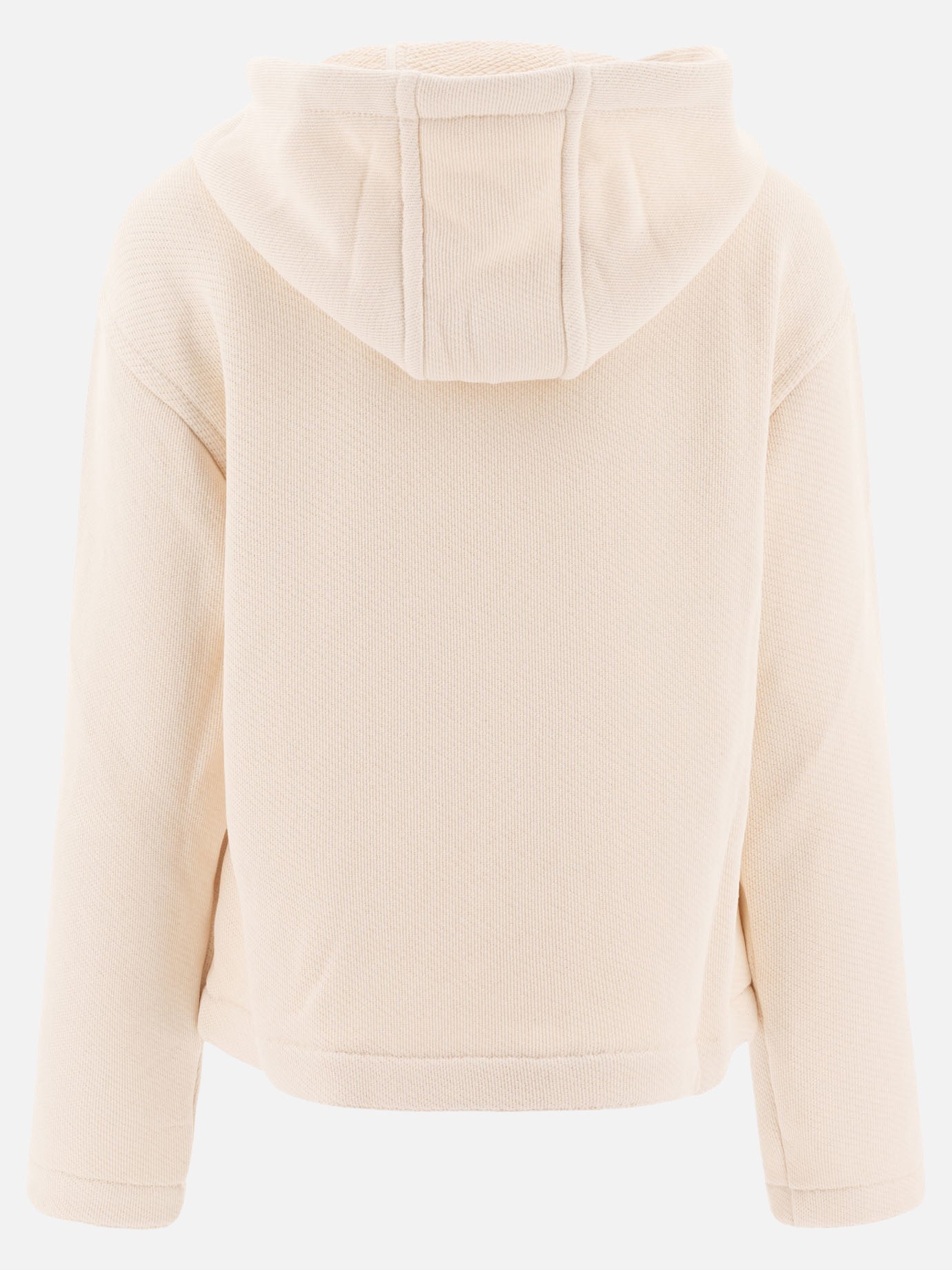 Max Mara Hoodie with embroidered logo 12582189_S White thumbnail_2
