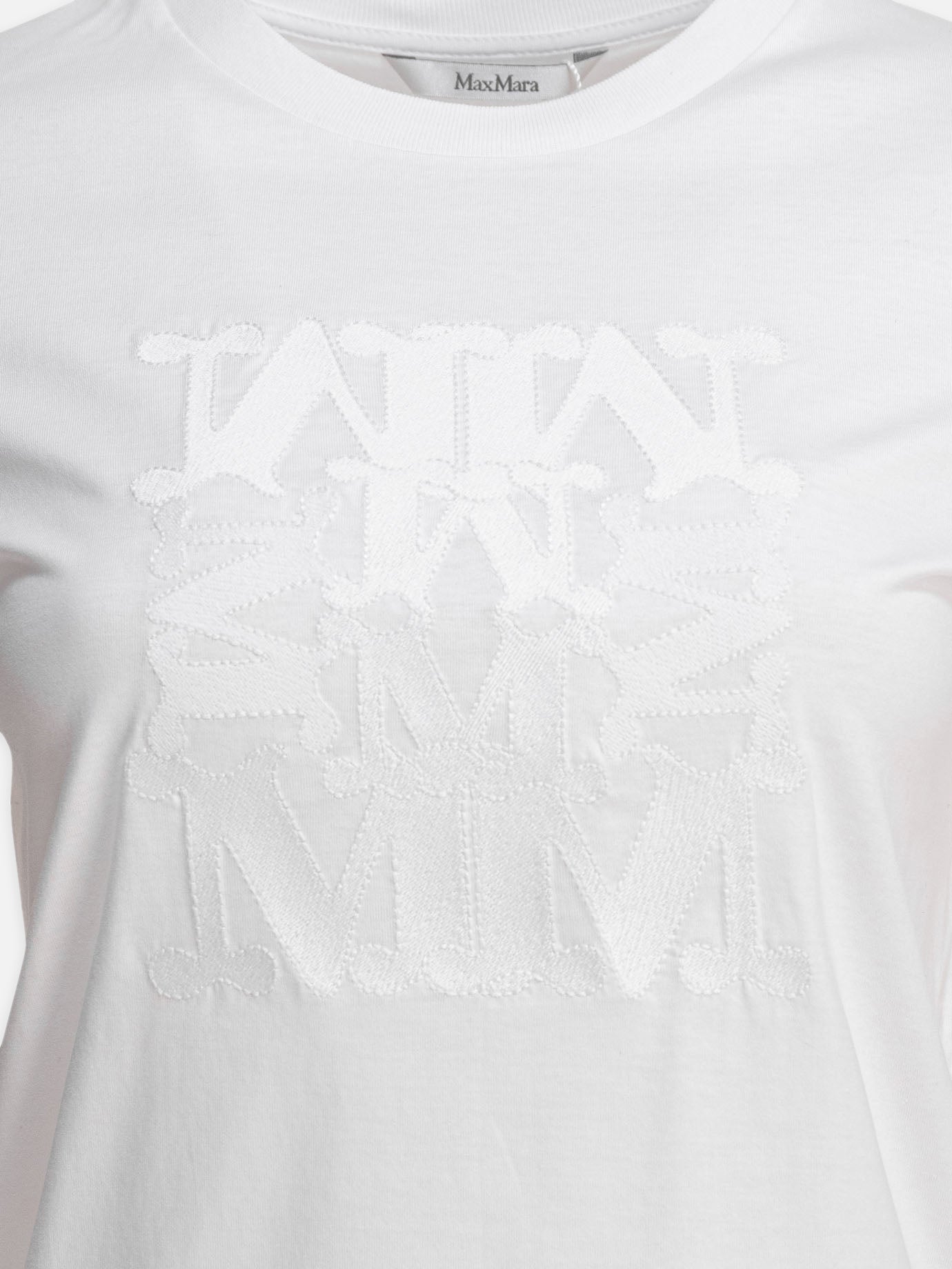 Max Mara T-shirt &quot;MaxMarabesque&quot; 12301332_XS White thumbnail_3