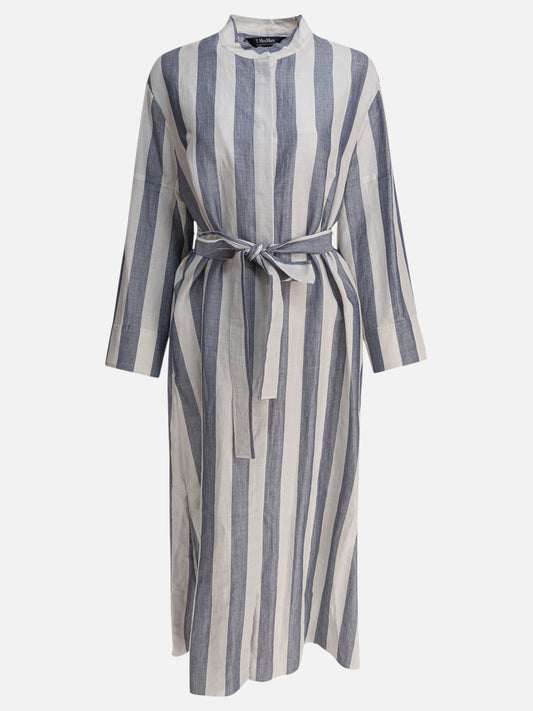 Long dresses Striped  White - Max Mara S Women | PDP | VIETTI Online Store 
