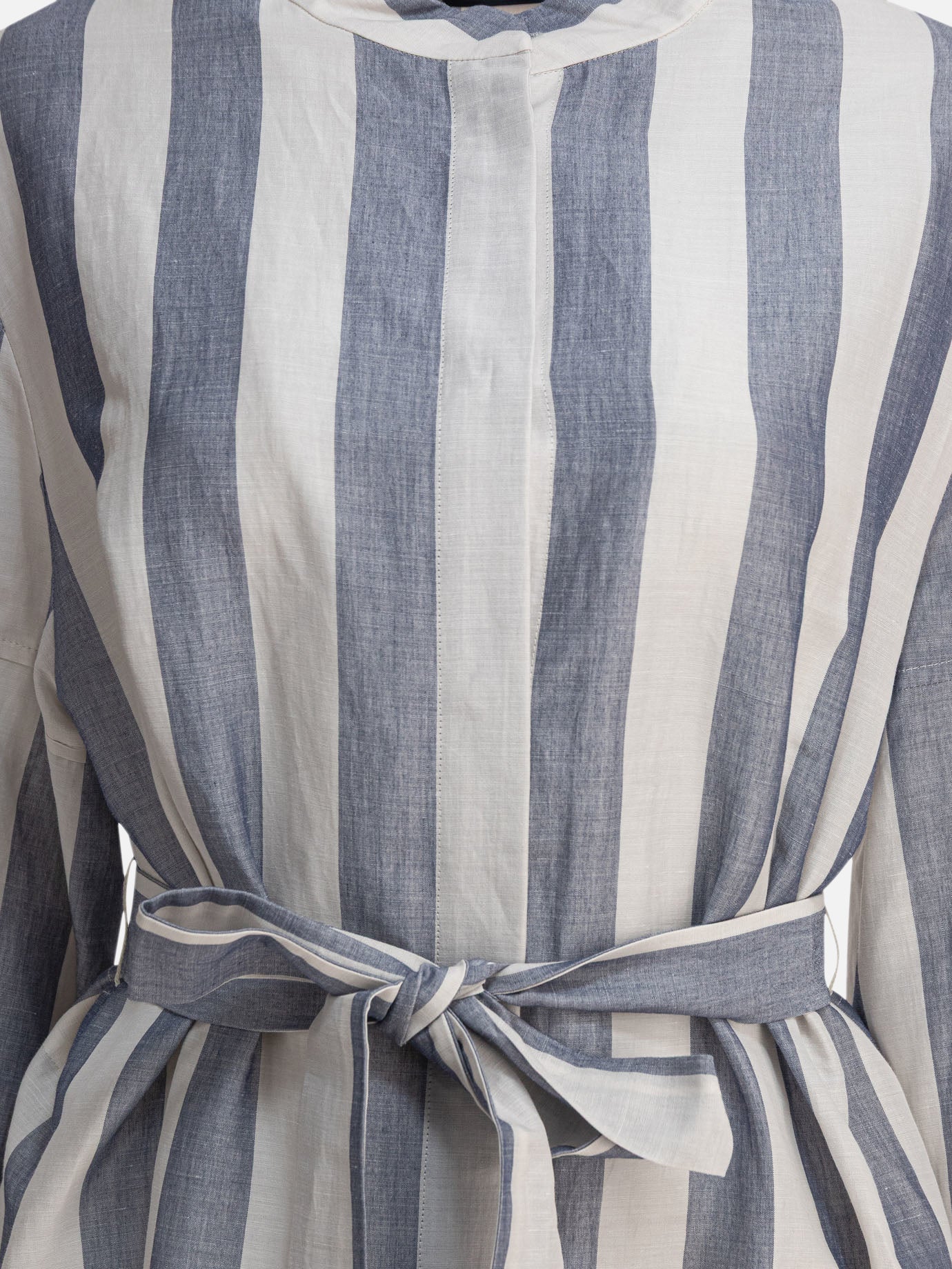 Long dresses Striped  White - Max Mara S Women | PDP | VIETTI Online Store | thumbnail_3