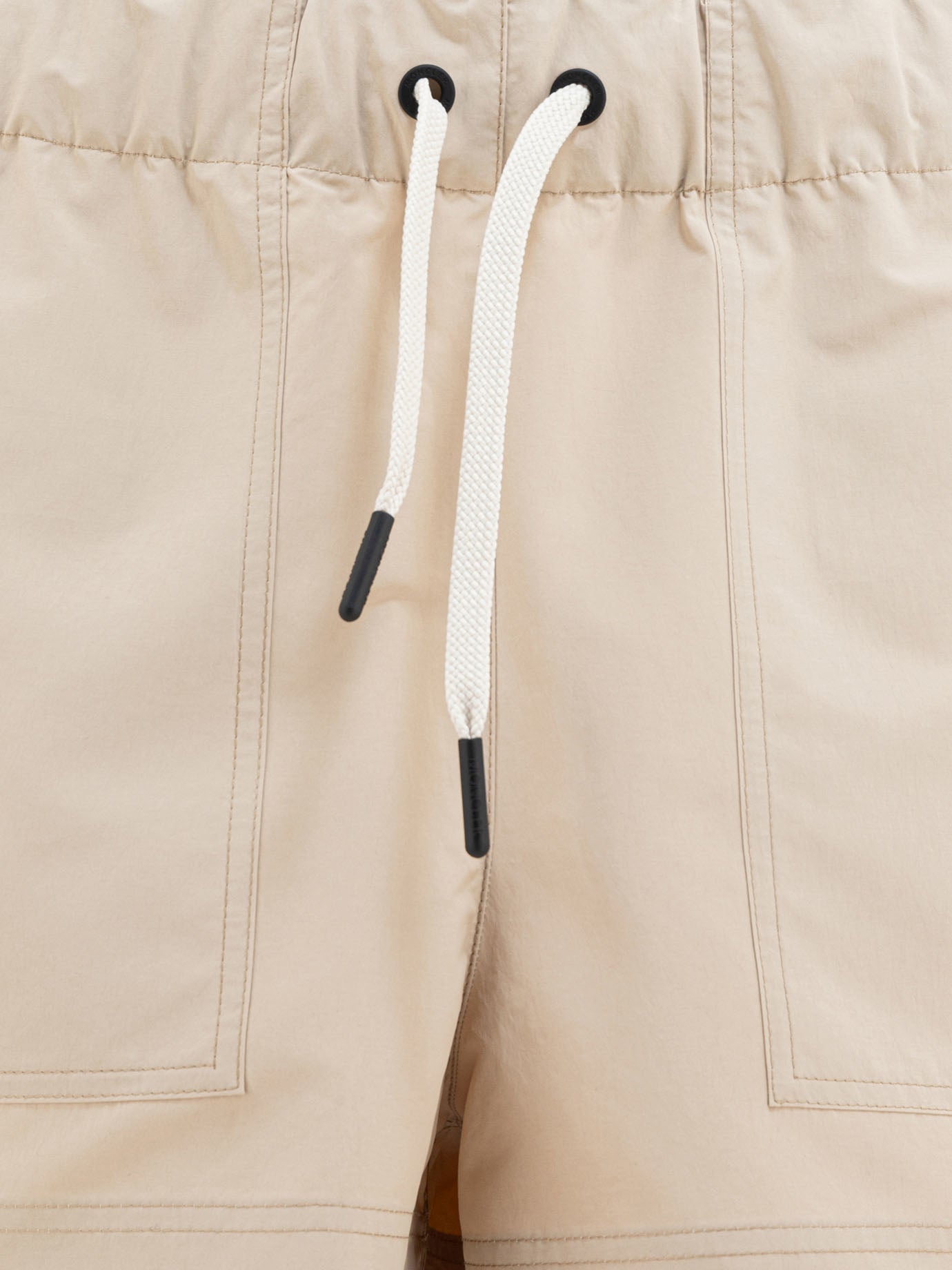 Drawstring shorts Solid colour  Beige - Moncler Grenoble Women | PDP | VIETTI Online Store | thumbnail_3